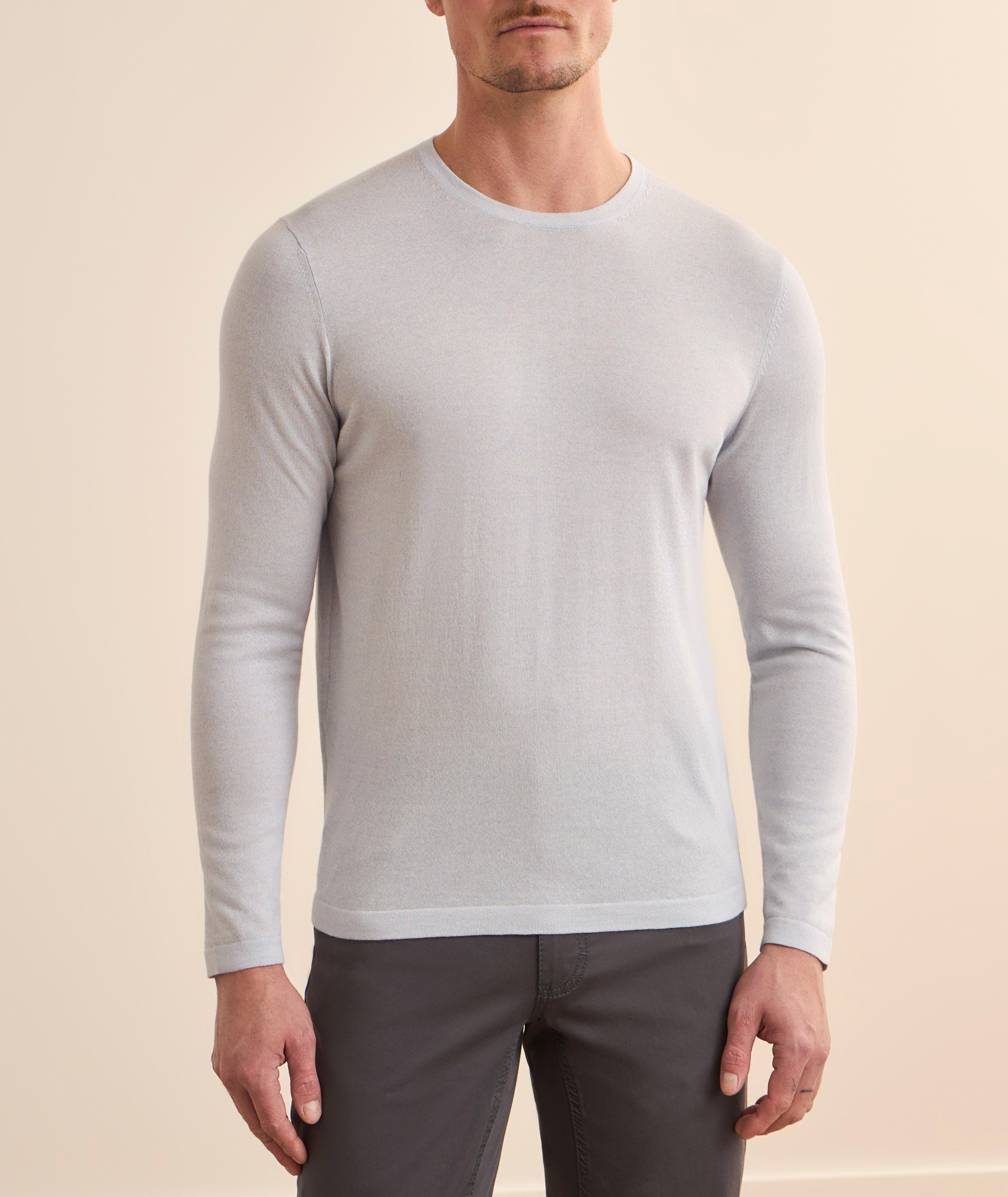 Cotton, Cupro & Merino Wool Sweater image 1