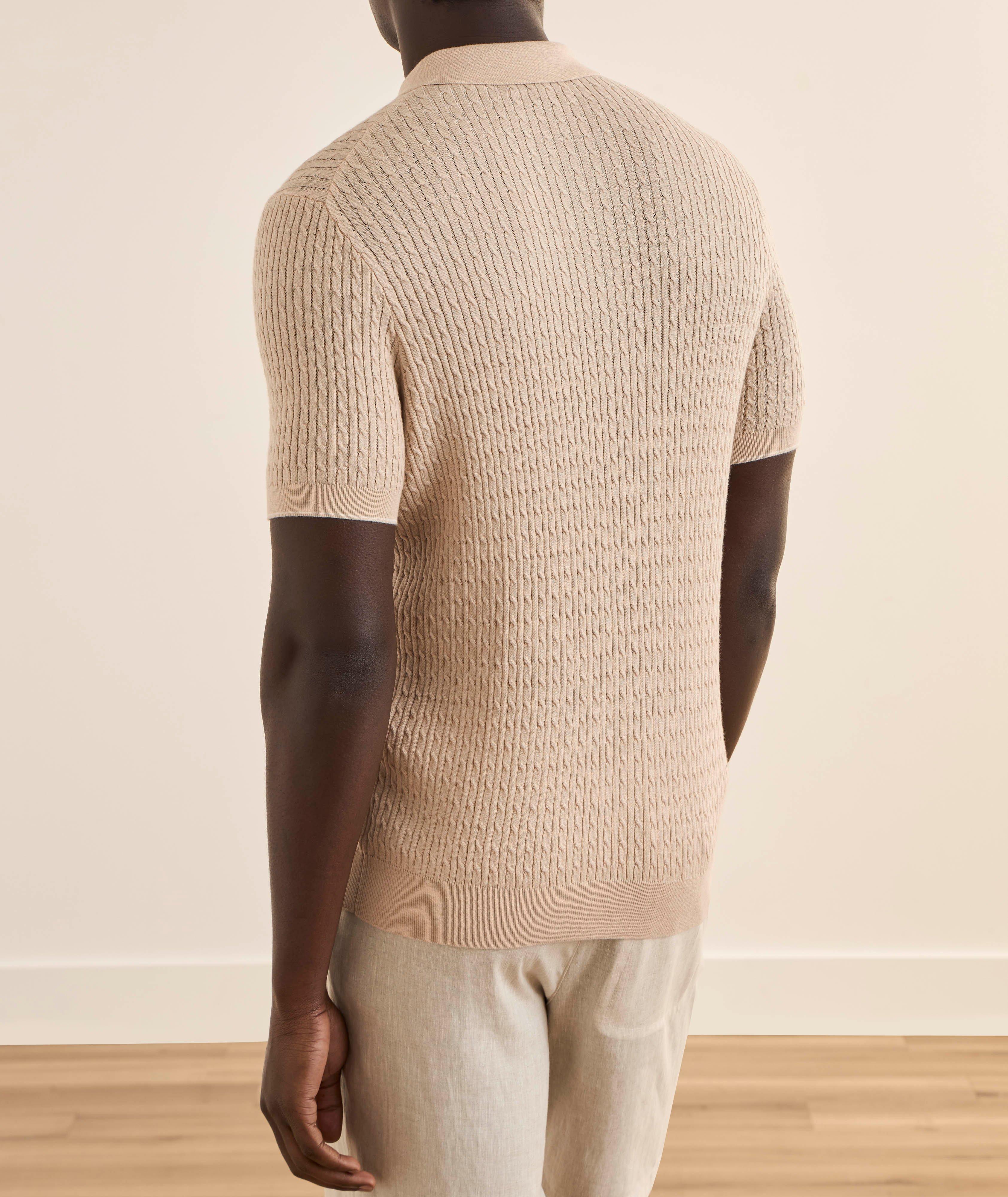 Baby Cable Knit Quarter-Zip Polo image 2