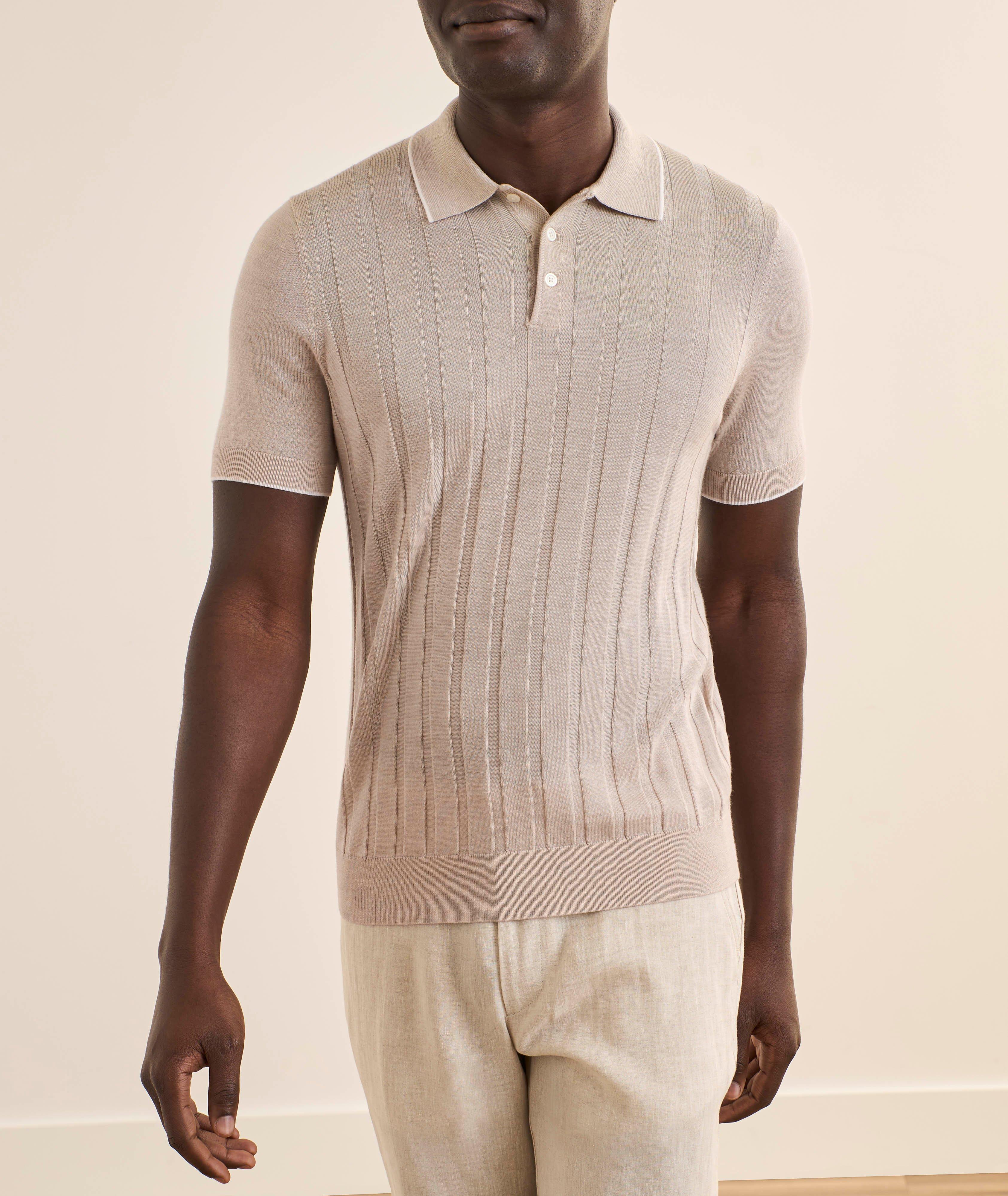 Polo maille aiguilles tombantes image 1