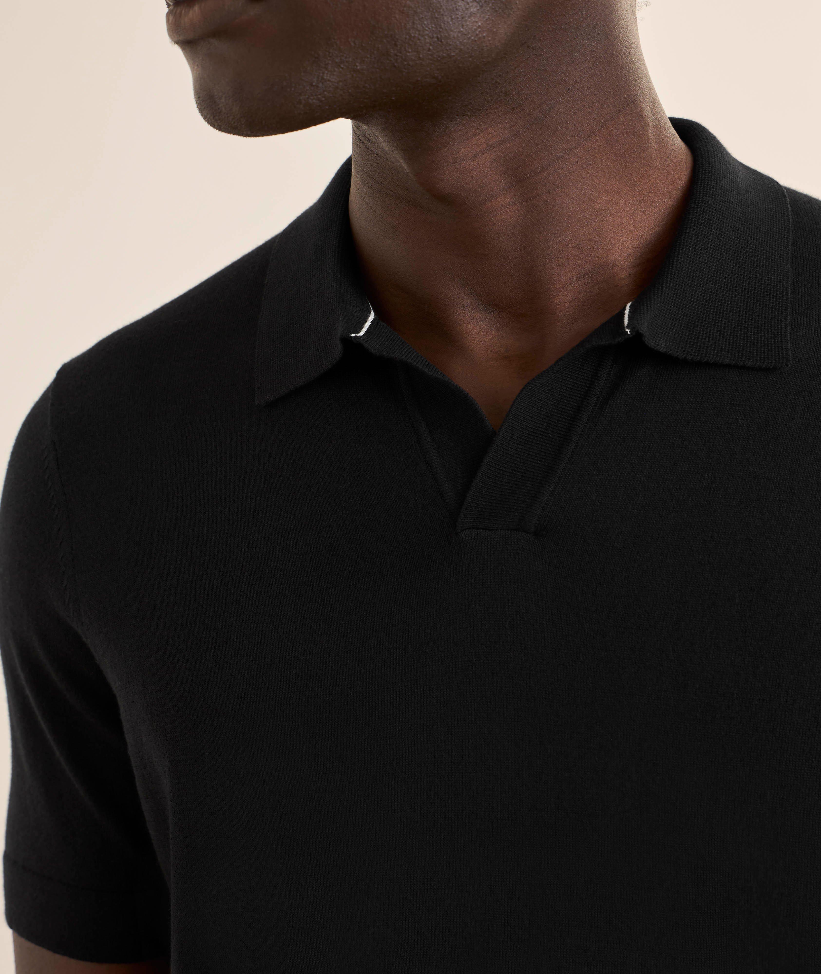 Polo coton mélangé image 3