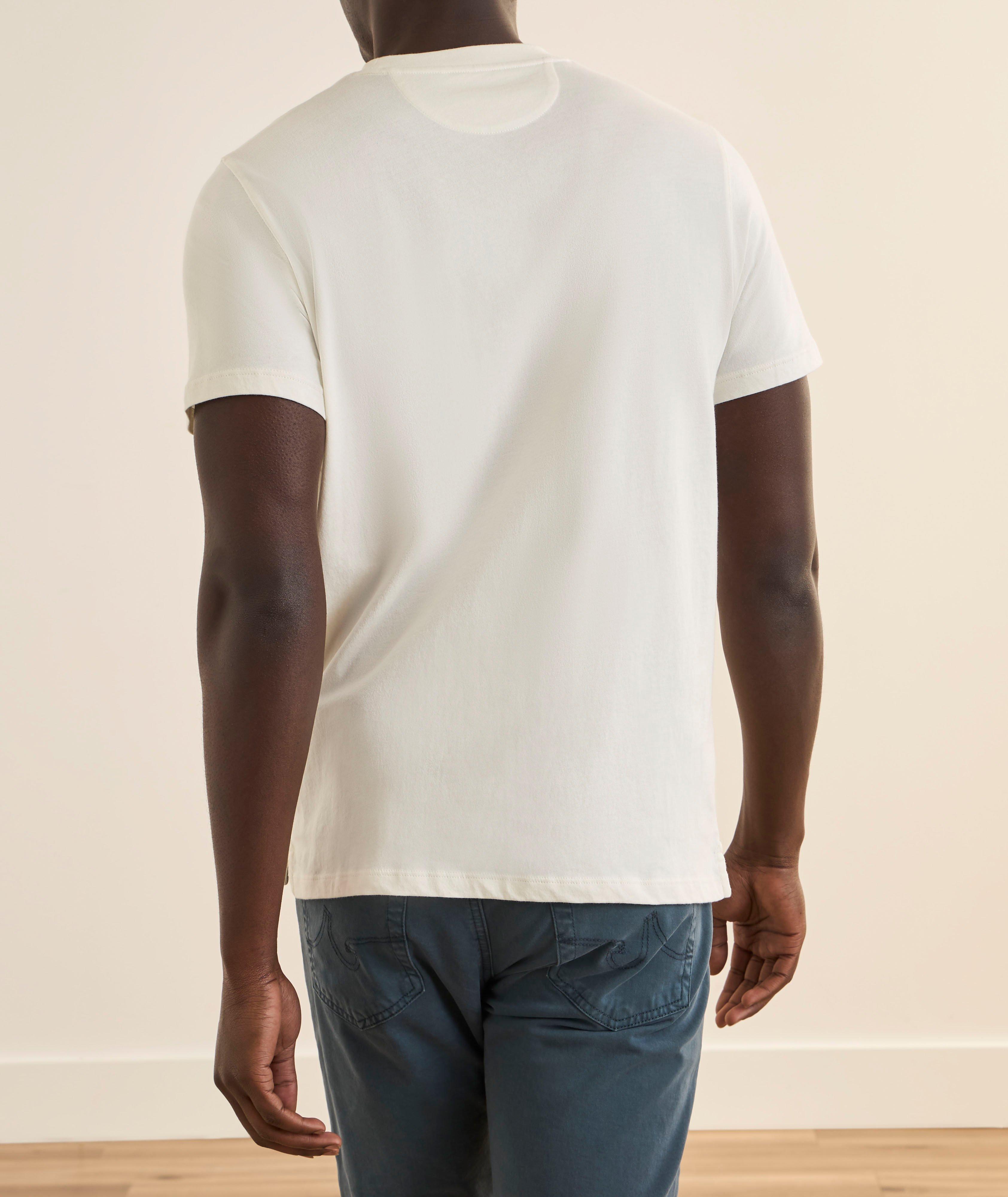 T-shirt col montant Pima biologique image 2