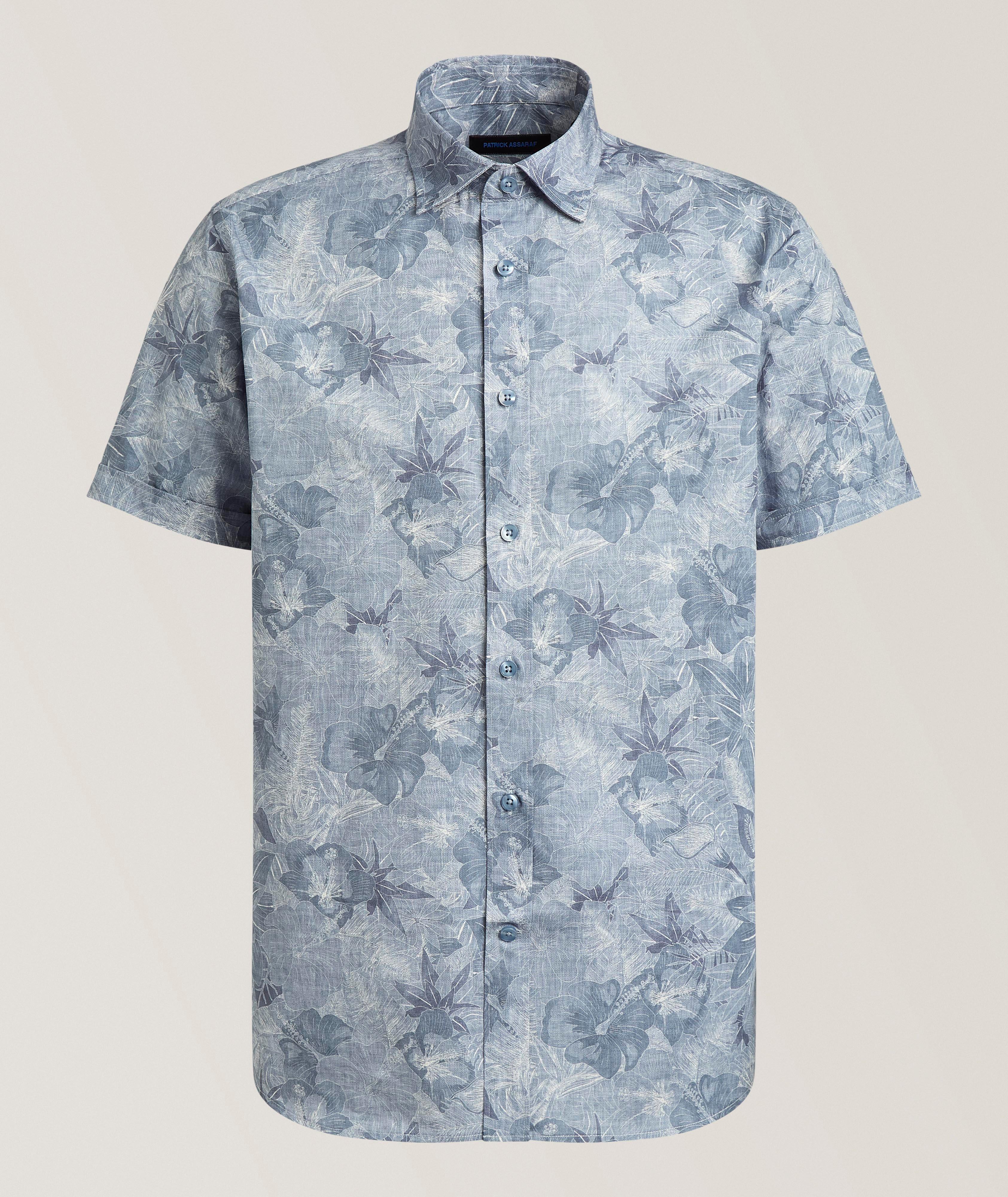 Patrick Assaraf Floral Cotton Shirt