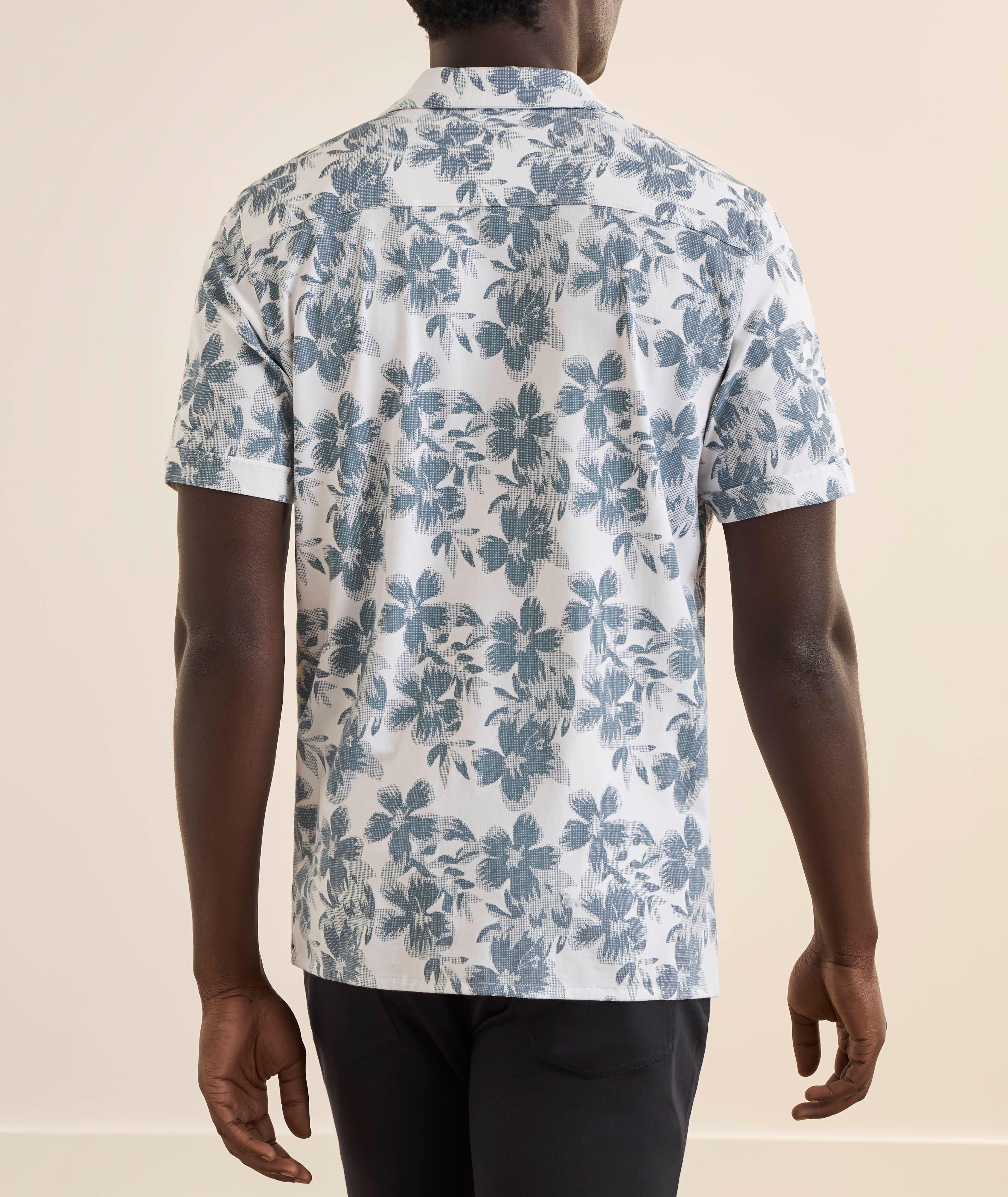 Floral Stretch-Pima Camp Shirt  image 2