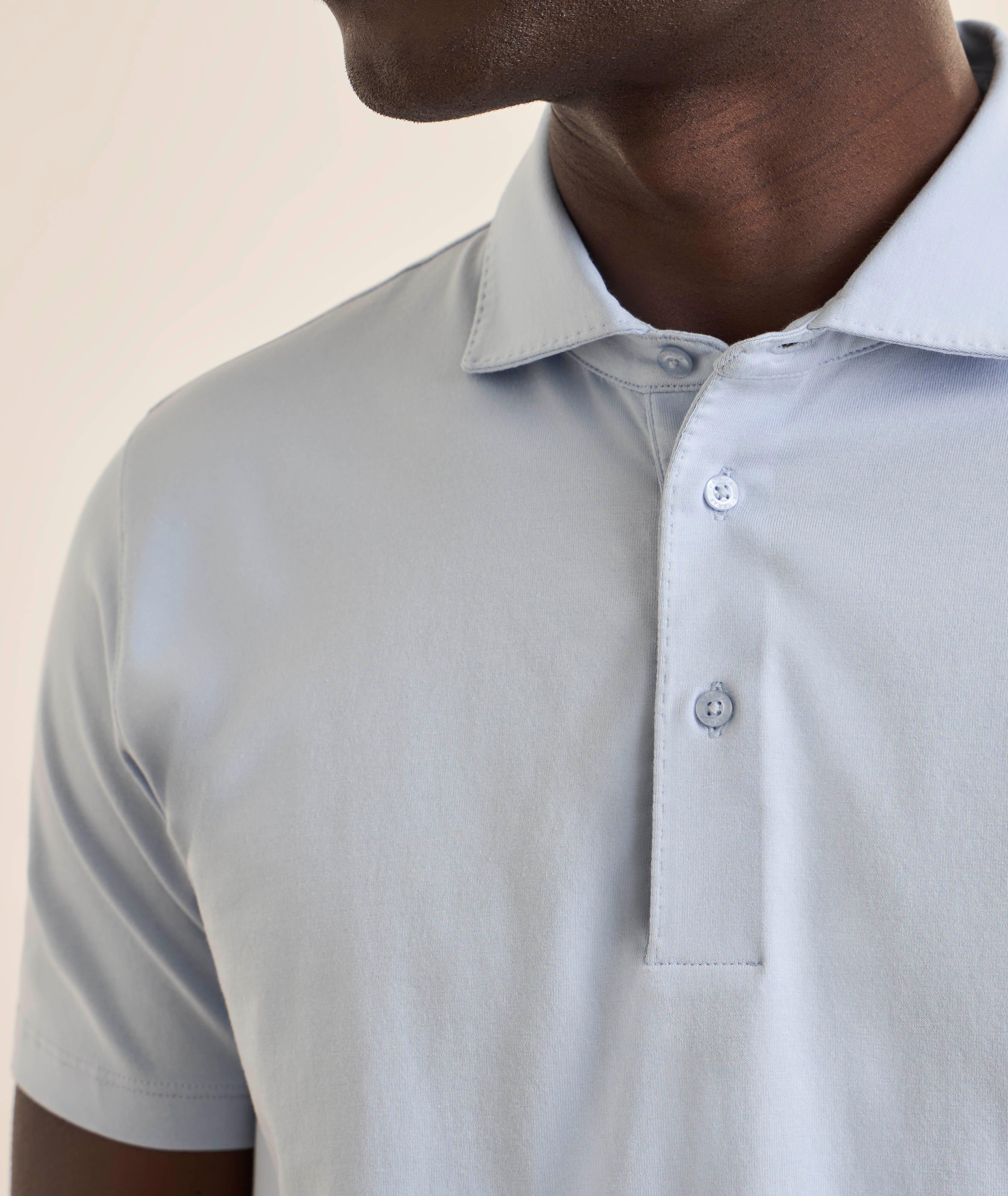 Polo coton Pima extensible image 3