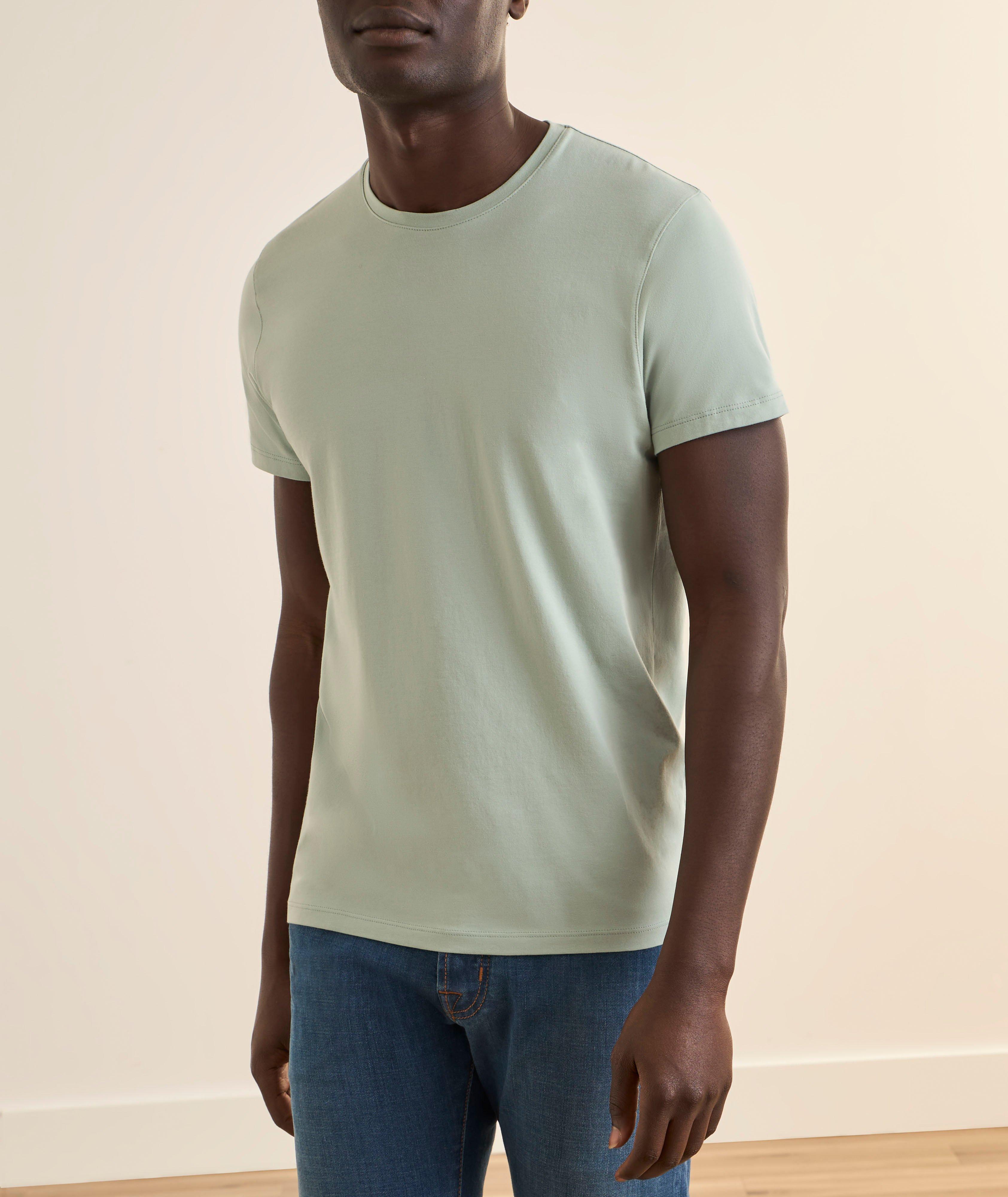 T-shirt coton Pima extensible image 1