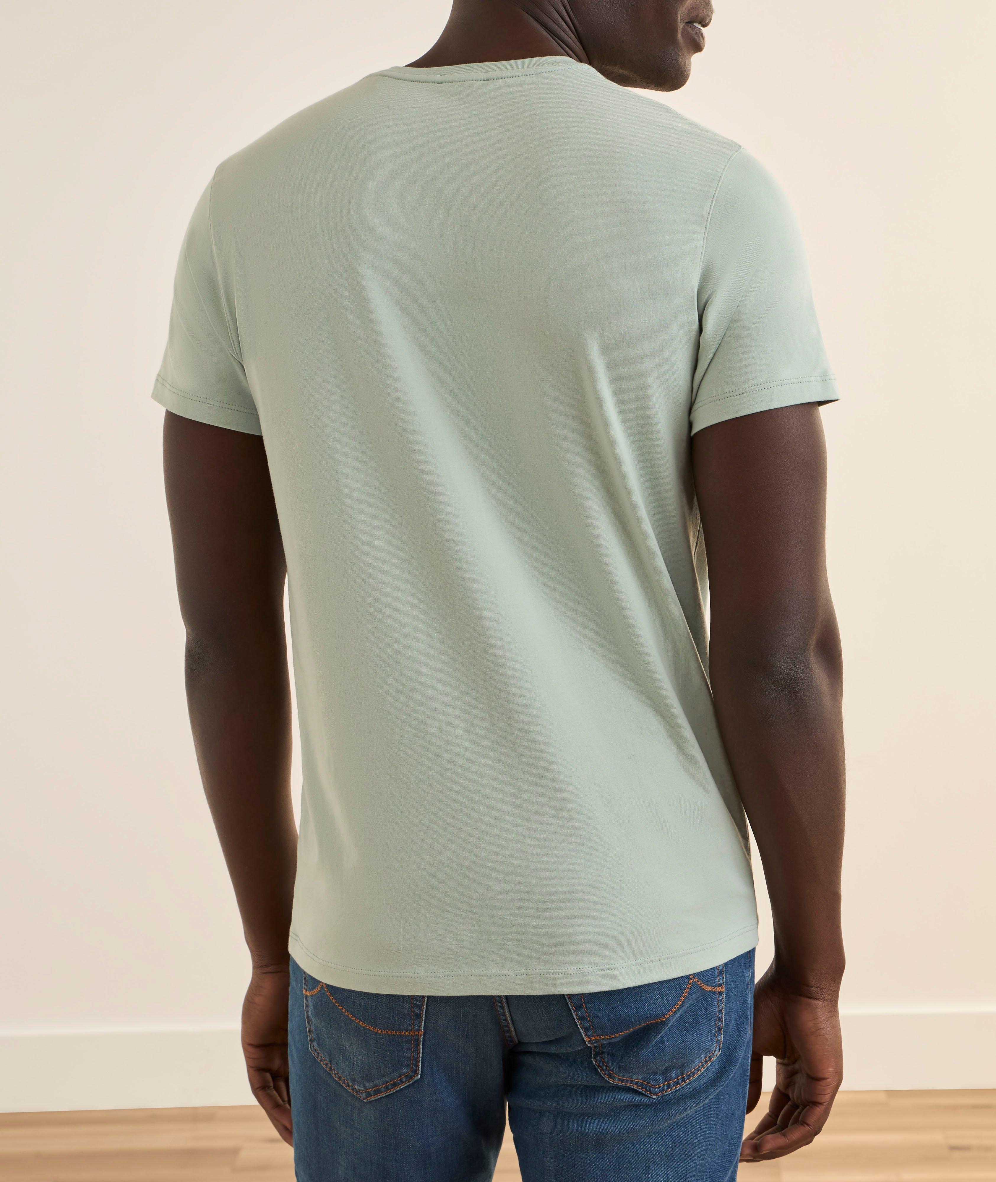 T-shirt coton Pima extensible image 2