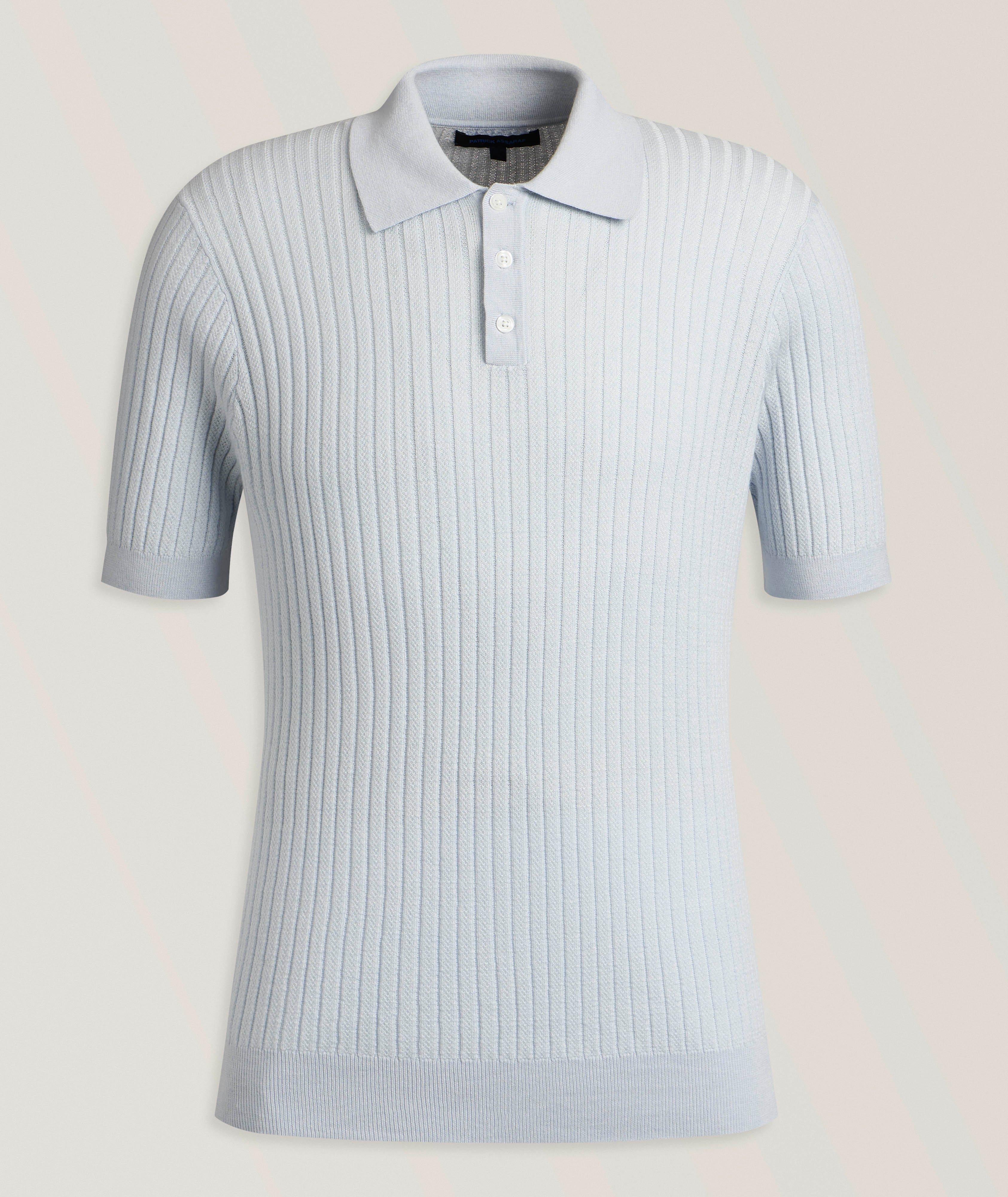 Drop Needle Knit Polo image 0
