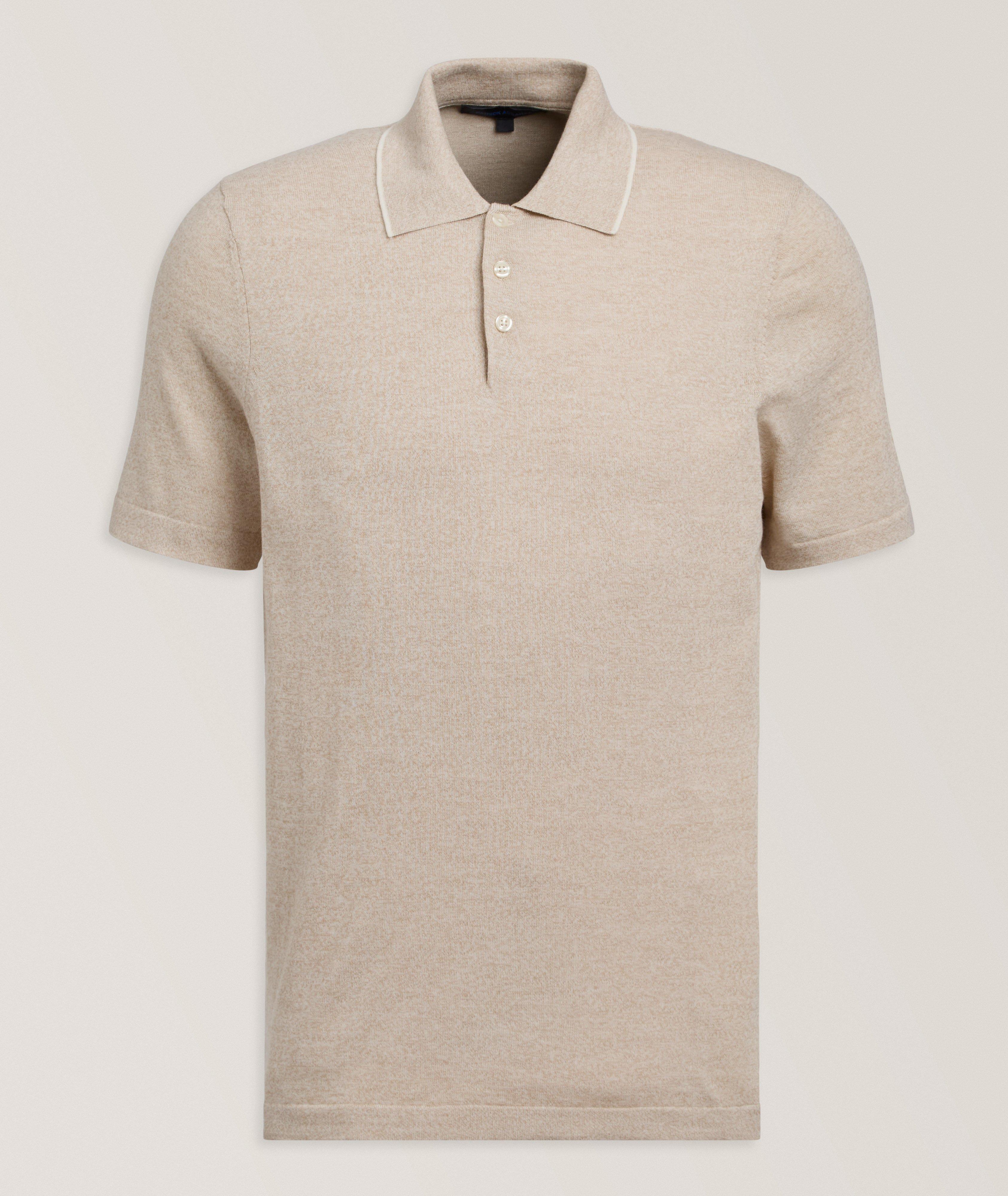 Cotton-Blend Tipped Polo  image 0