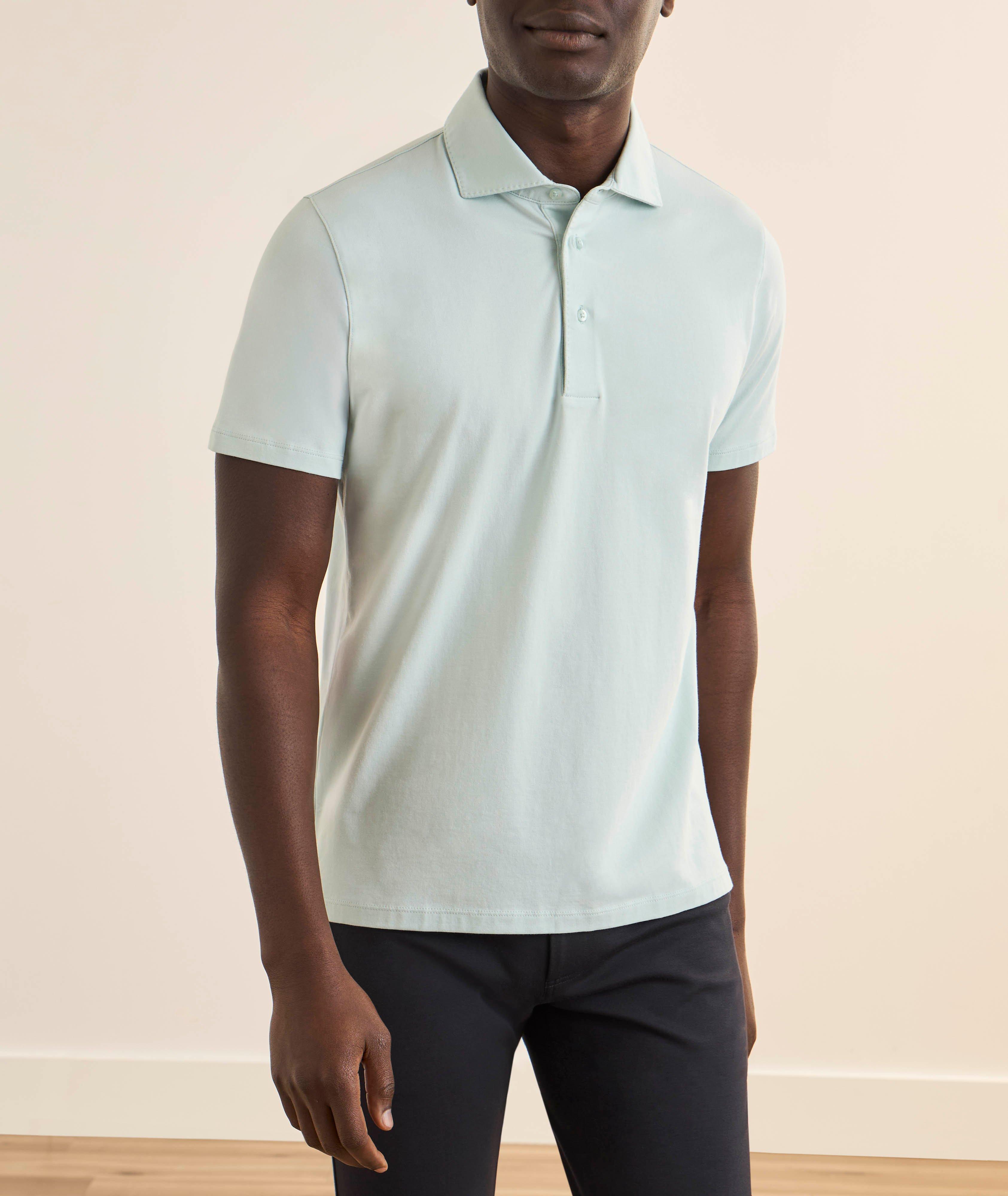 Stretch-Pima Cotton Polo  image 1
