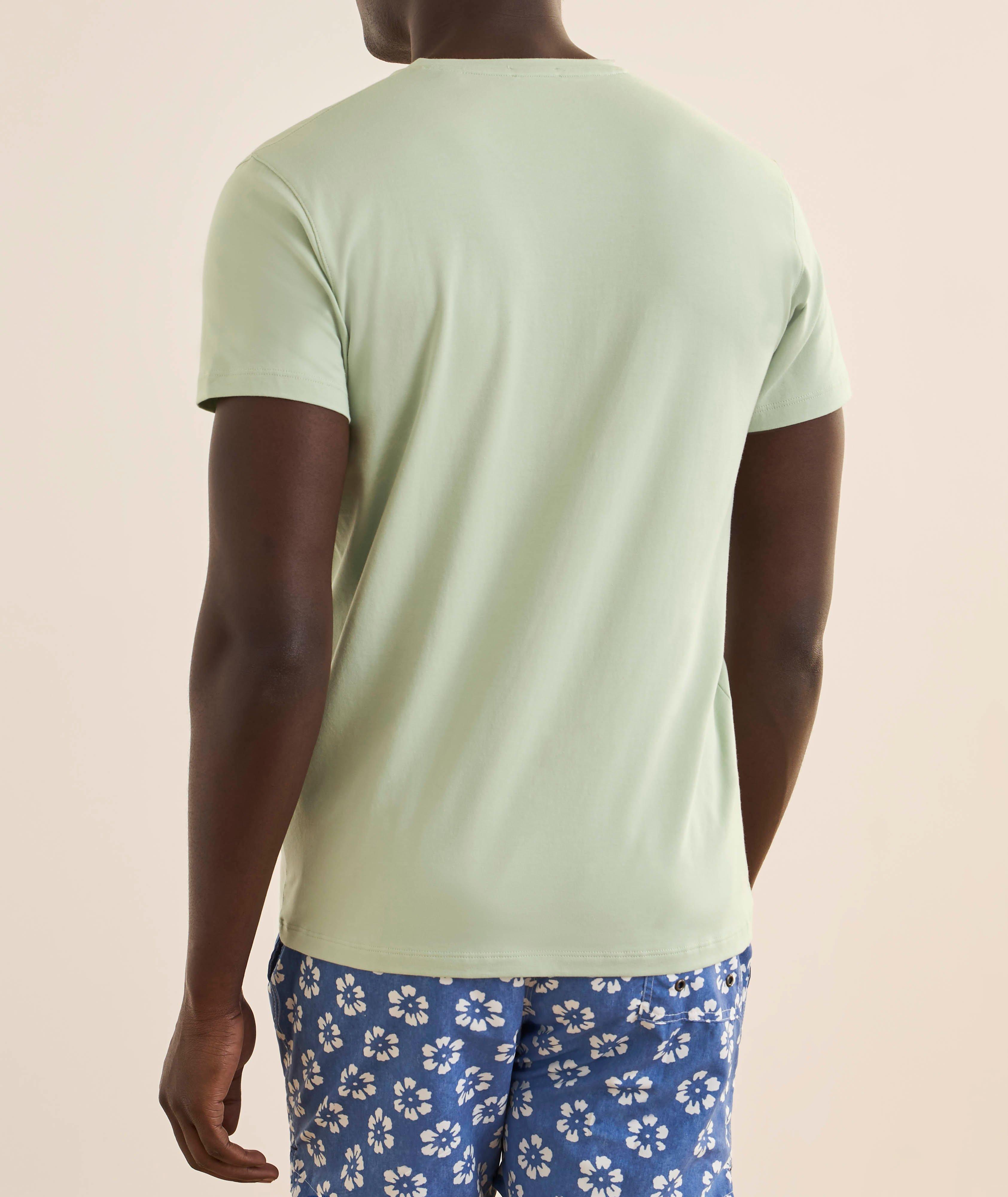 Stretch-Pima V-Neck T-Shirt image 2