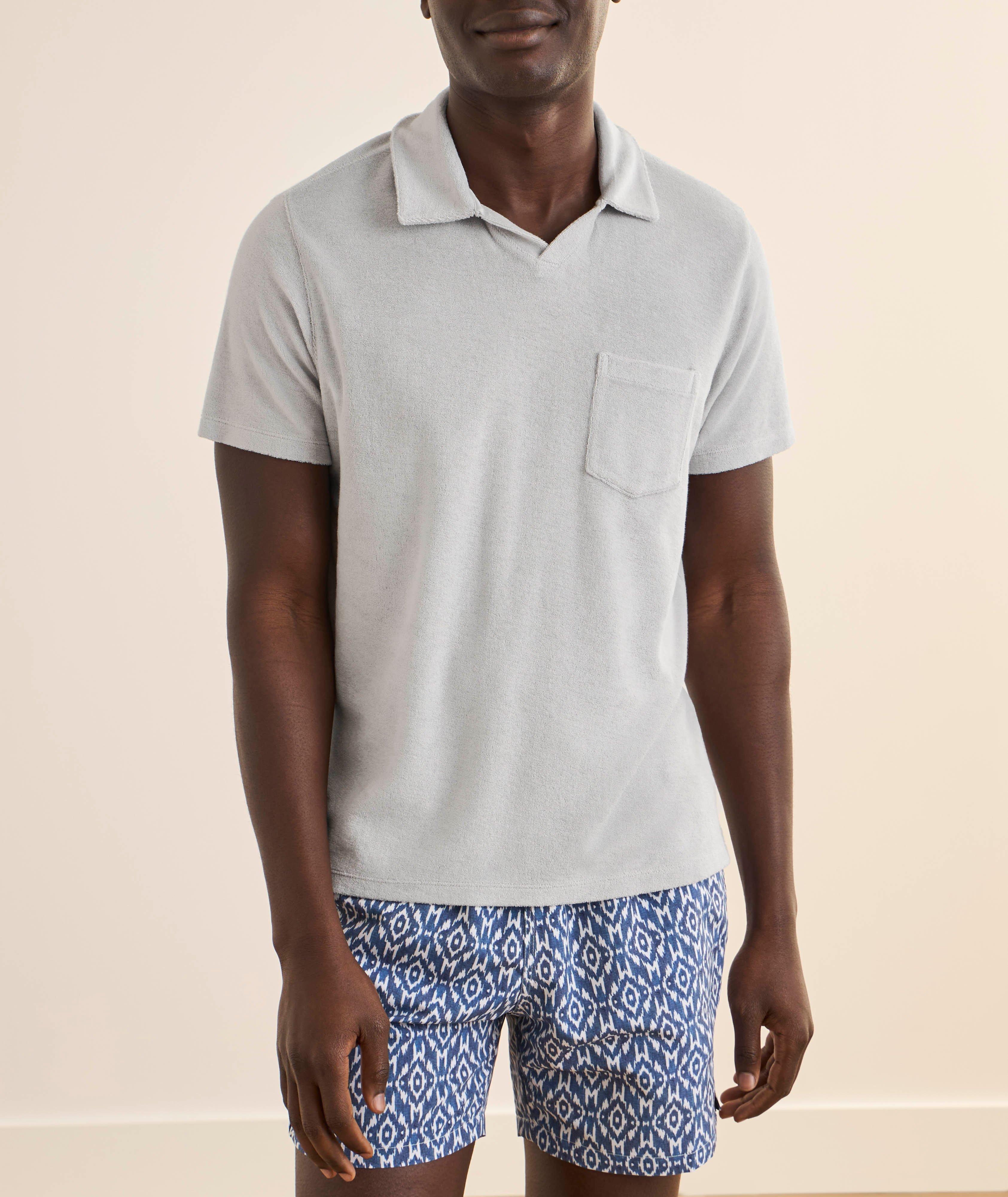 Polo ouvert coton Pima éponge image 1