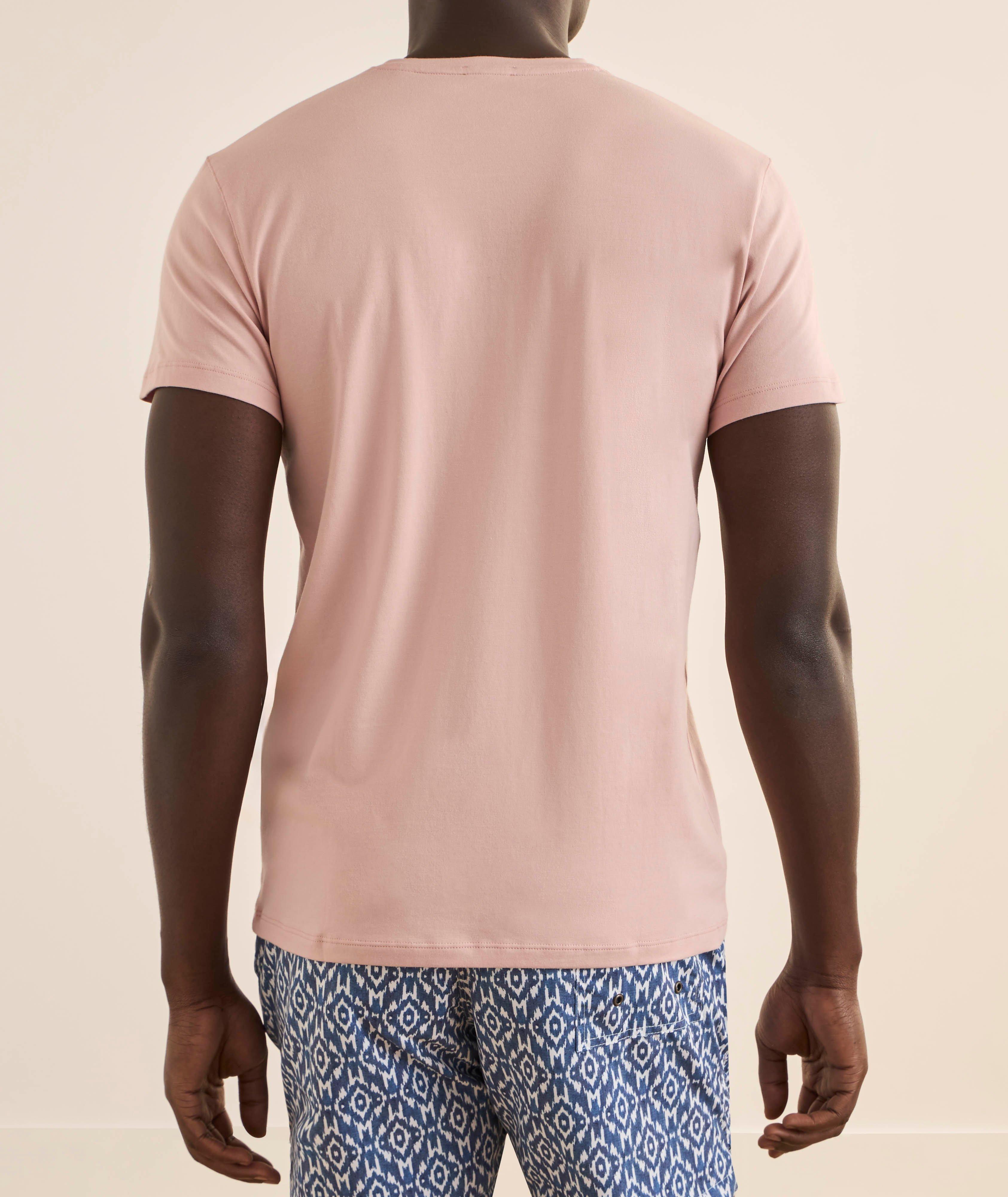 Stretch-Pima V-Neck T-Shirt image 2