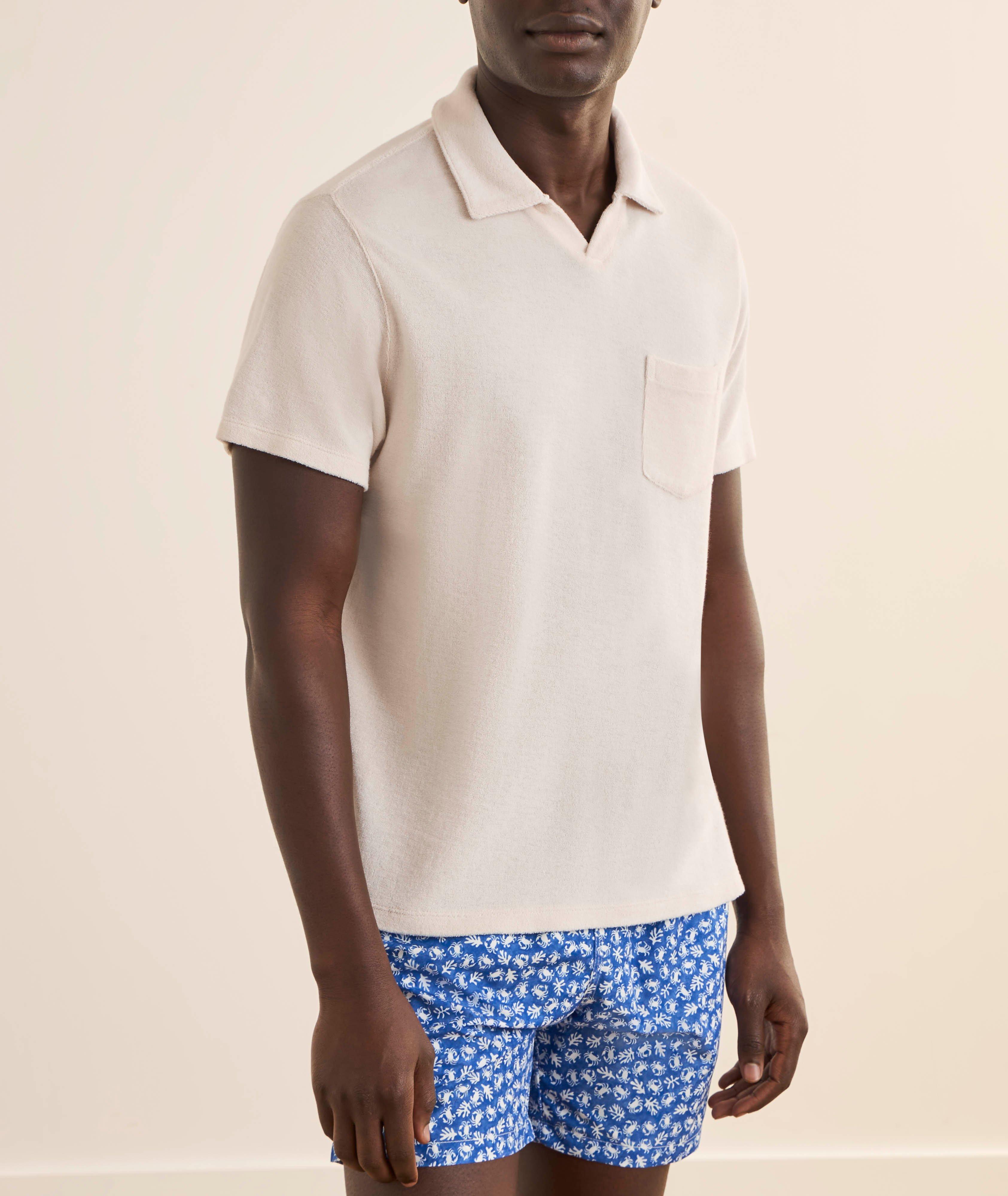 Pima Terry Cotton Open Polo image 1