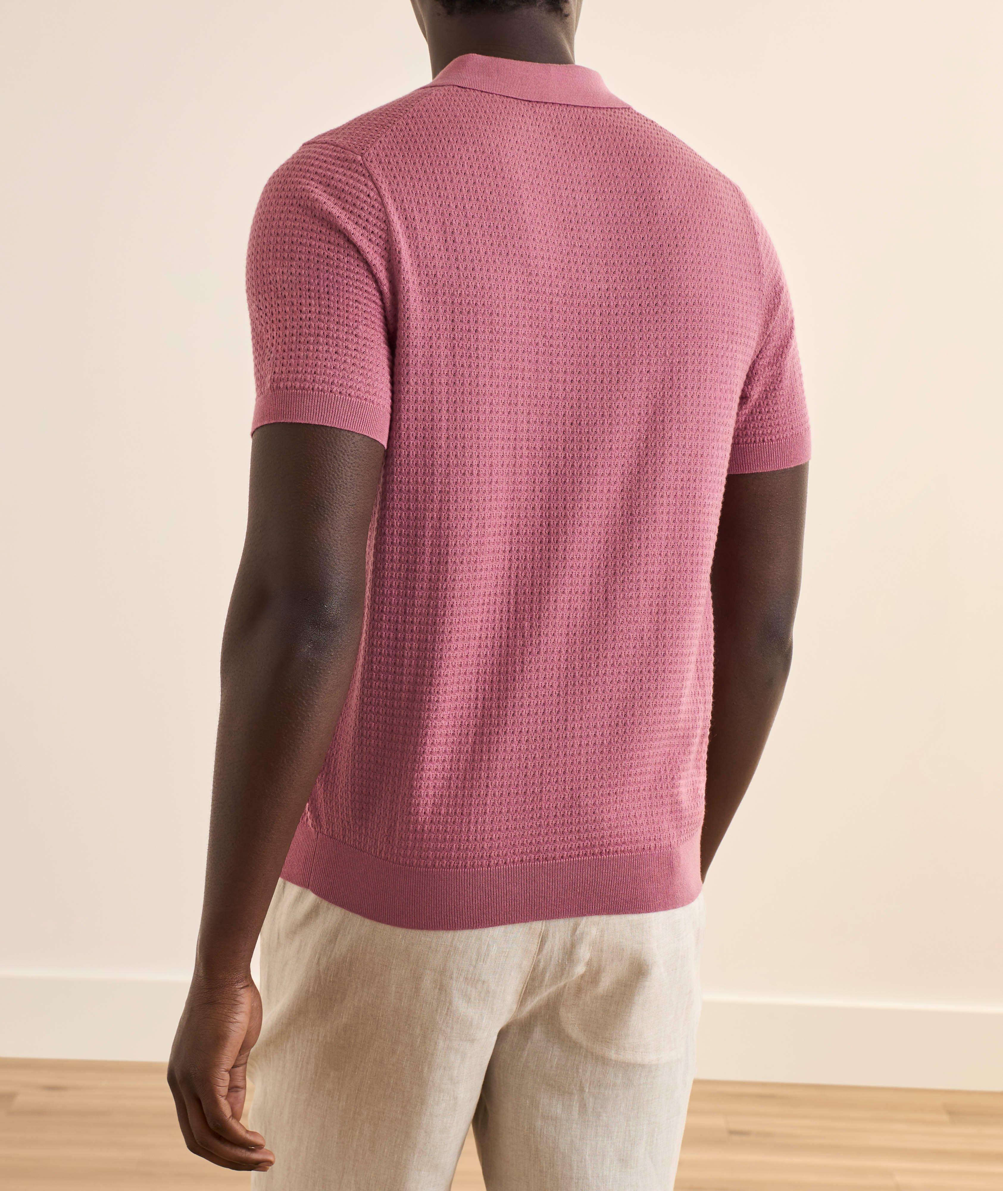 Textured Open Weave Polo image 2