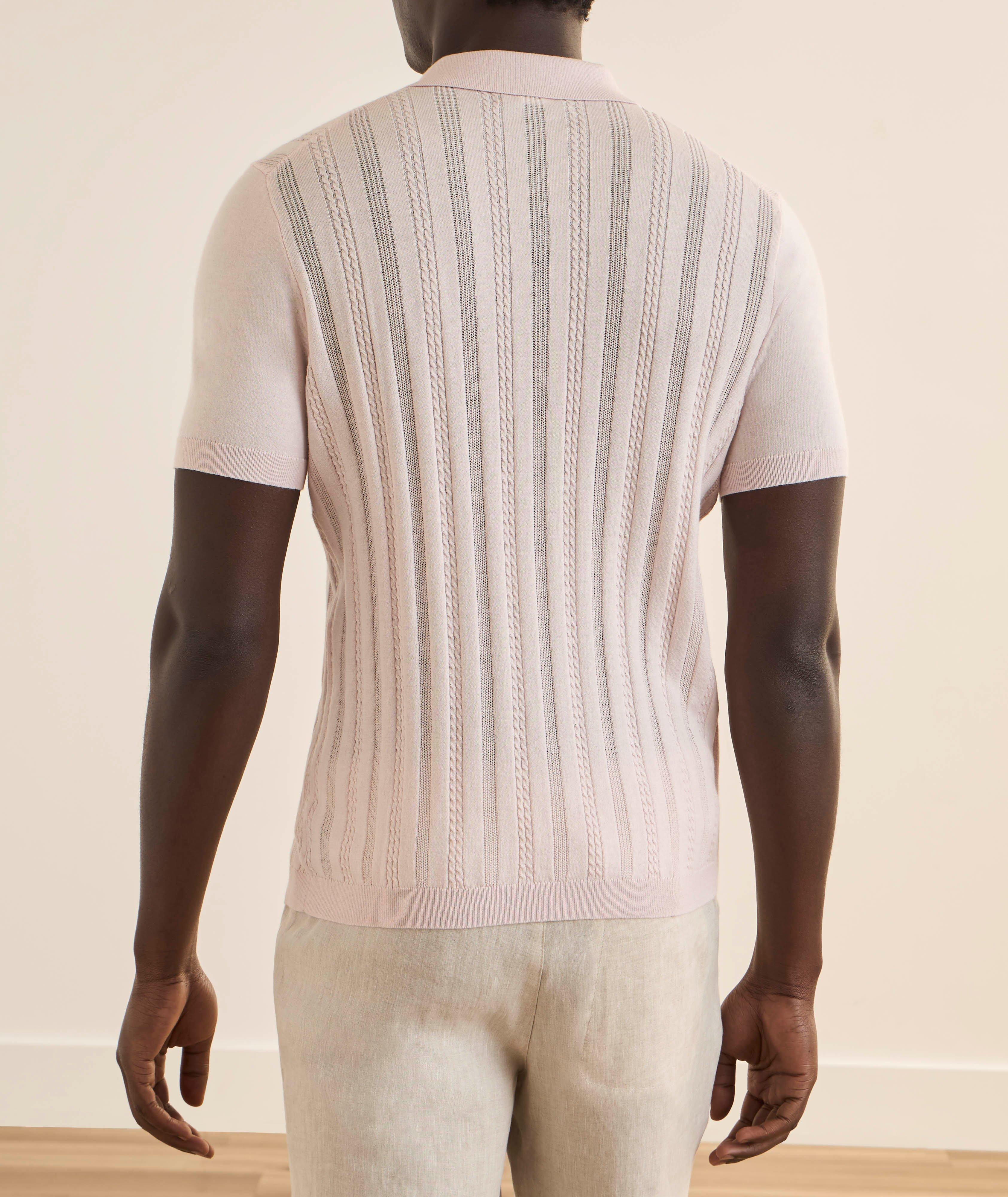 Drop Needle Quarter-Zip Polo   image 2