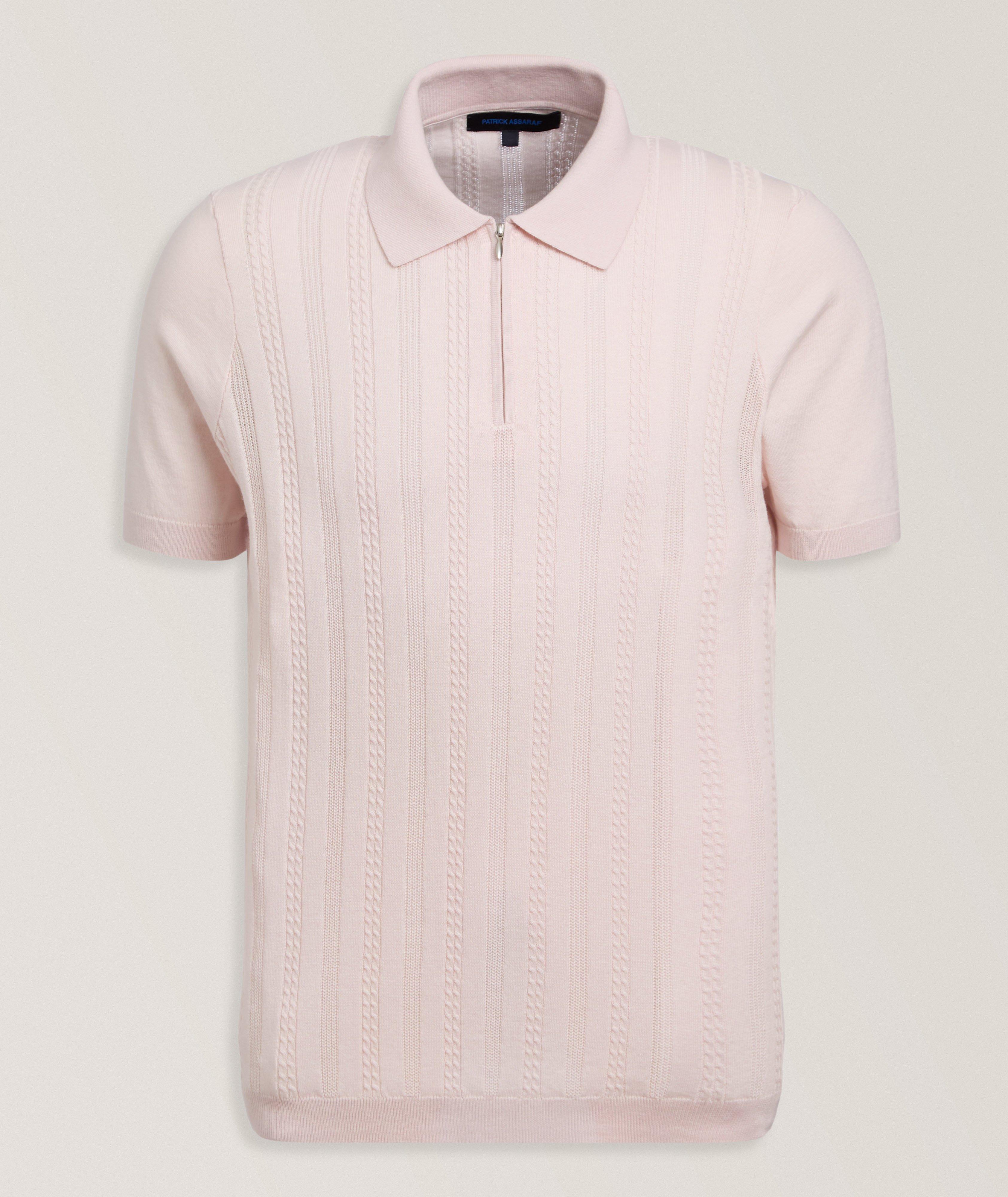 Drop Needle Quarter-Zip Polo   image 0