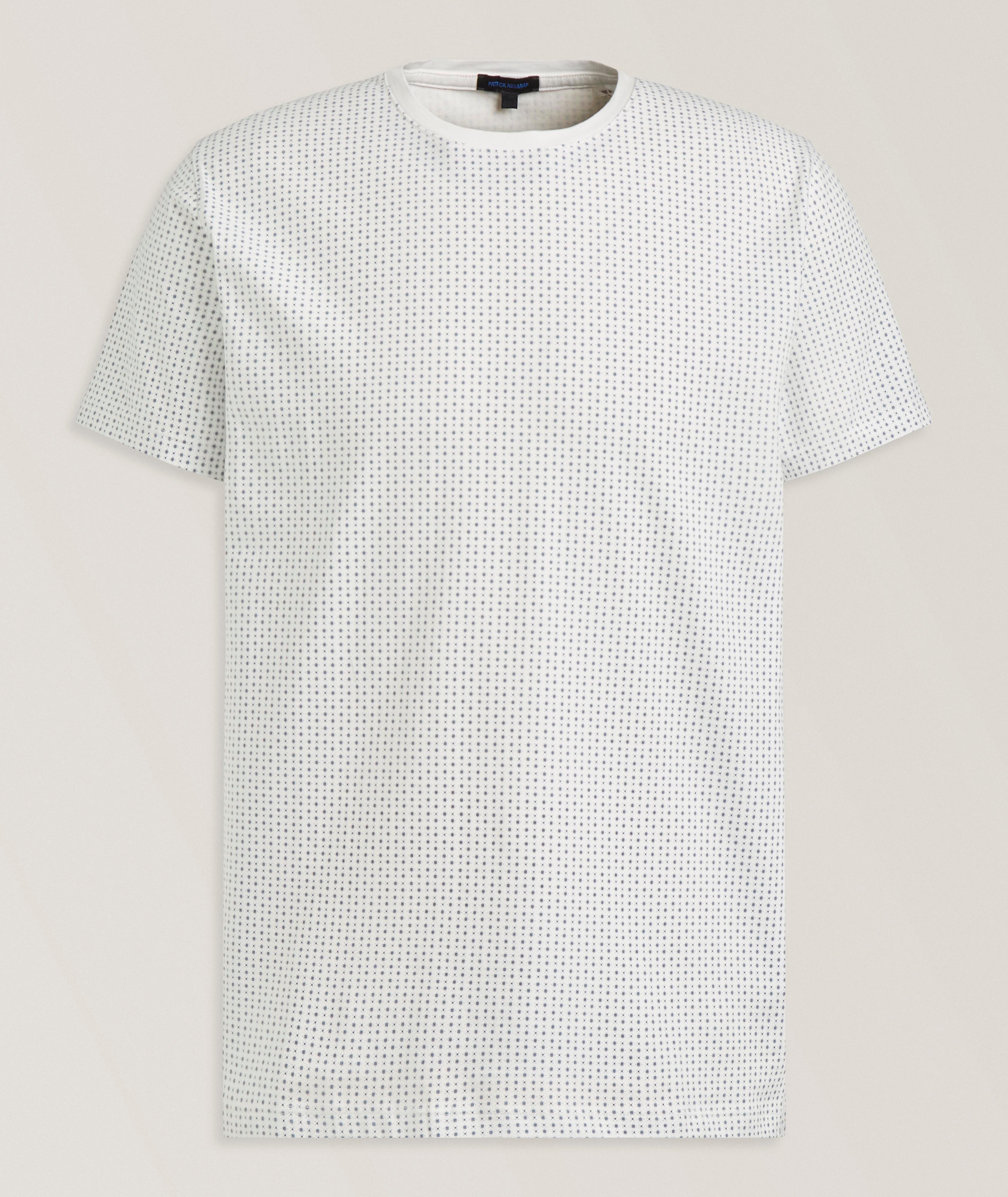 Stretch-Pima Cotton Printed T-Shirt image 0