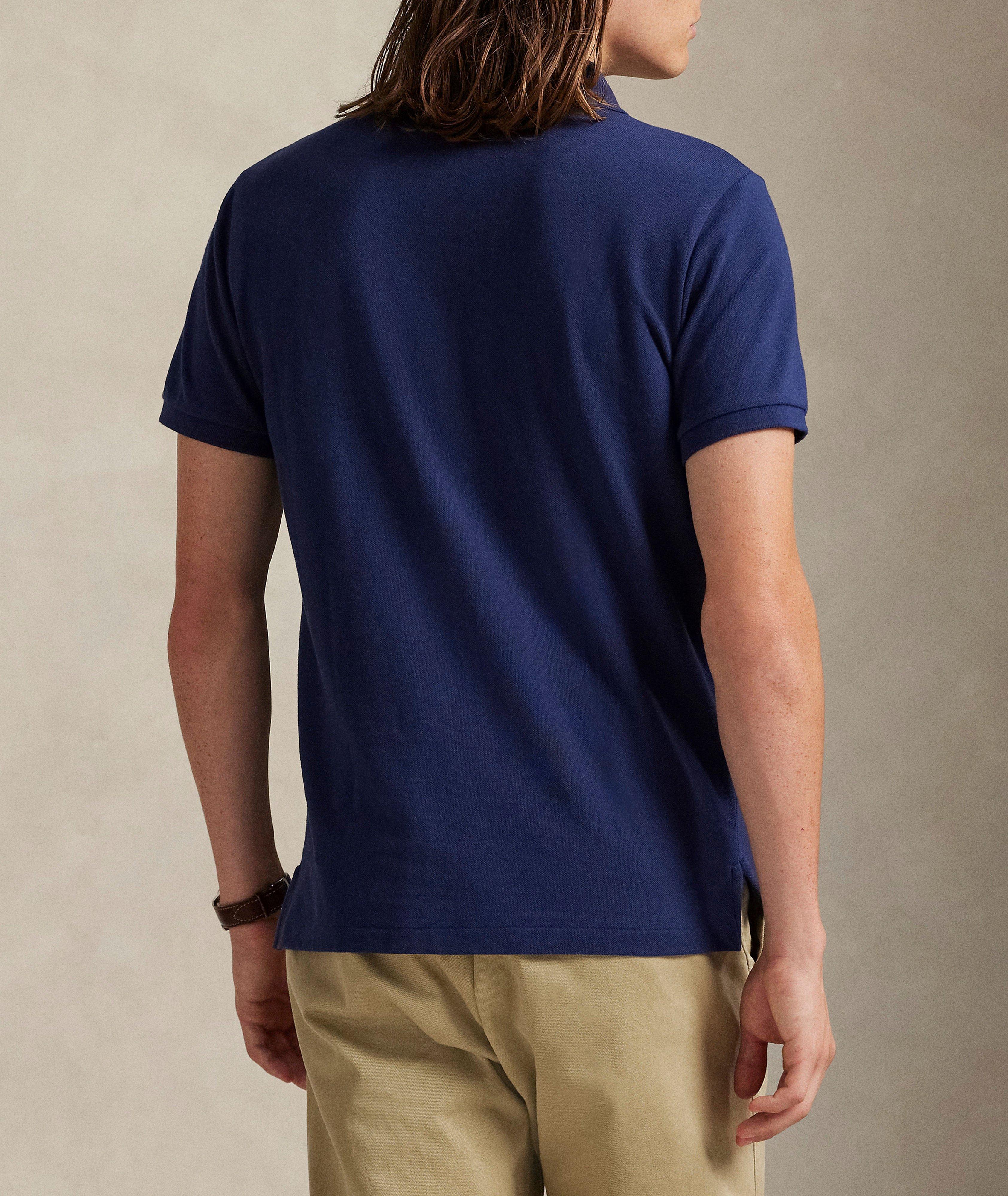 Iconic Custom Slim-Fit Mesh Polo Shirt image 2