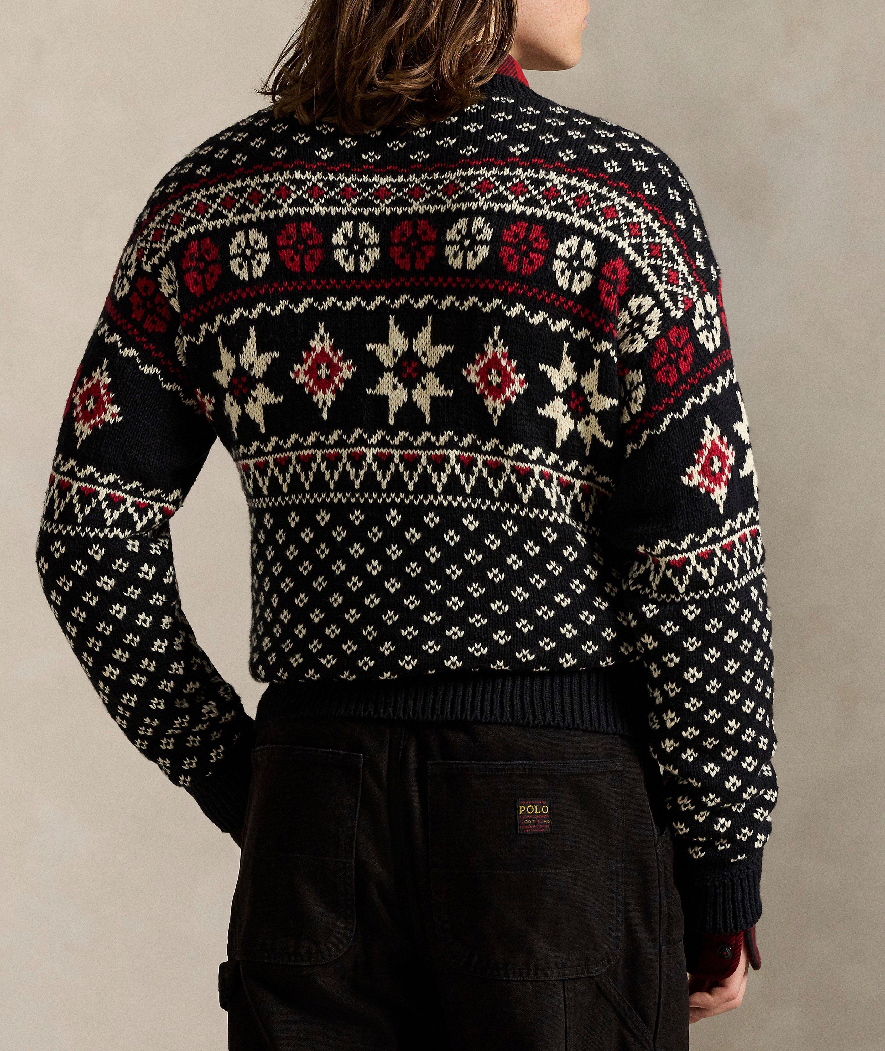 Fair Isle Cotton-Cashmere Sweater image 2