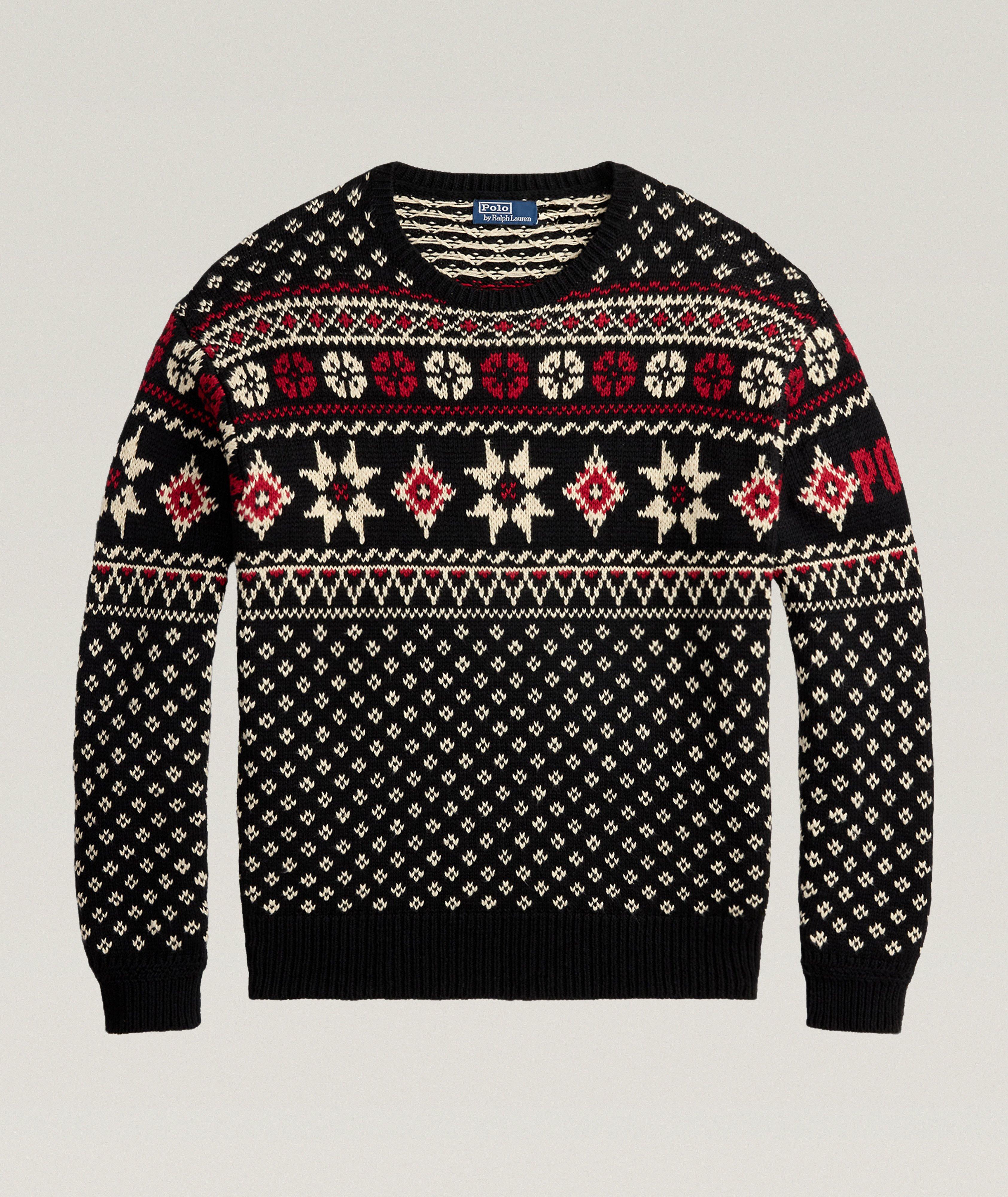 Fair Isle Cotton-Cashmere Sweater image 0