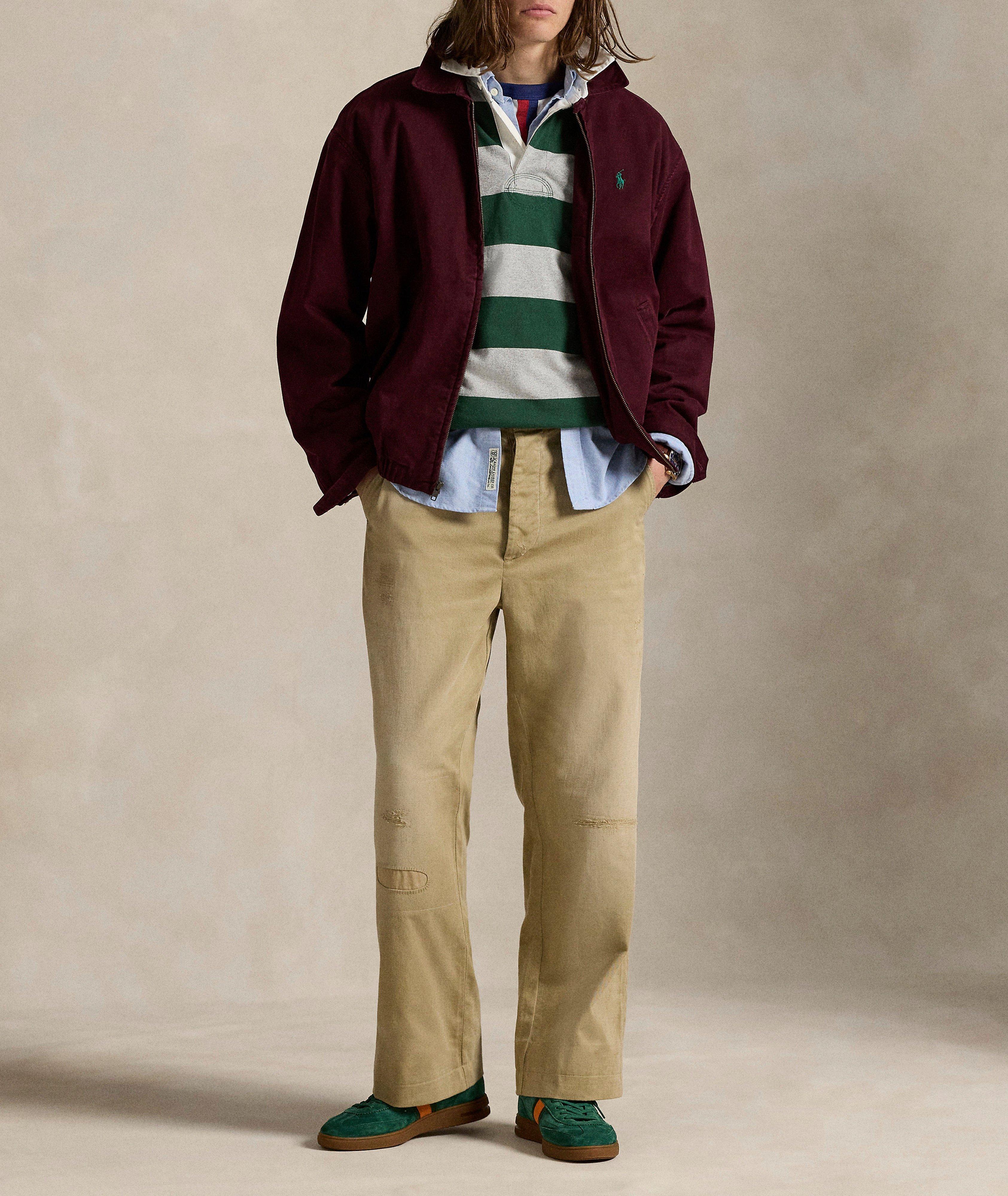 Chemise de rugby en coton rayé emblématique image 3