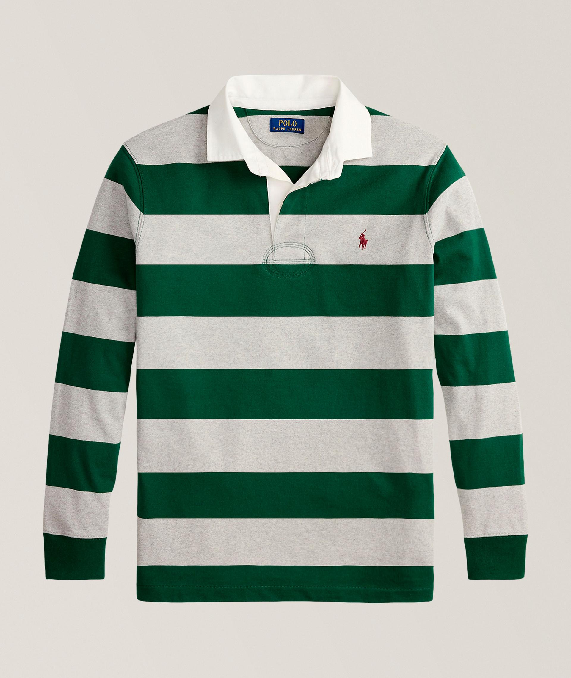 Chemise de rugby en coton rayé emblématique image 0