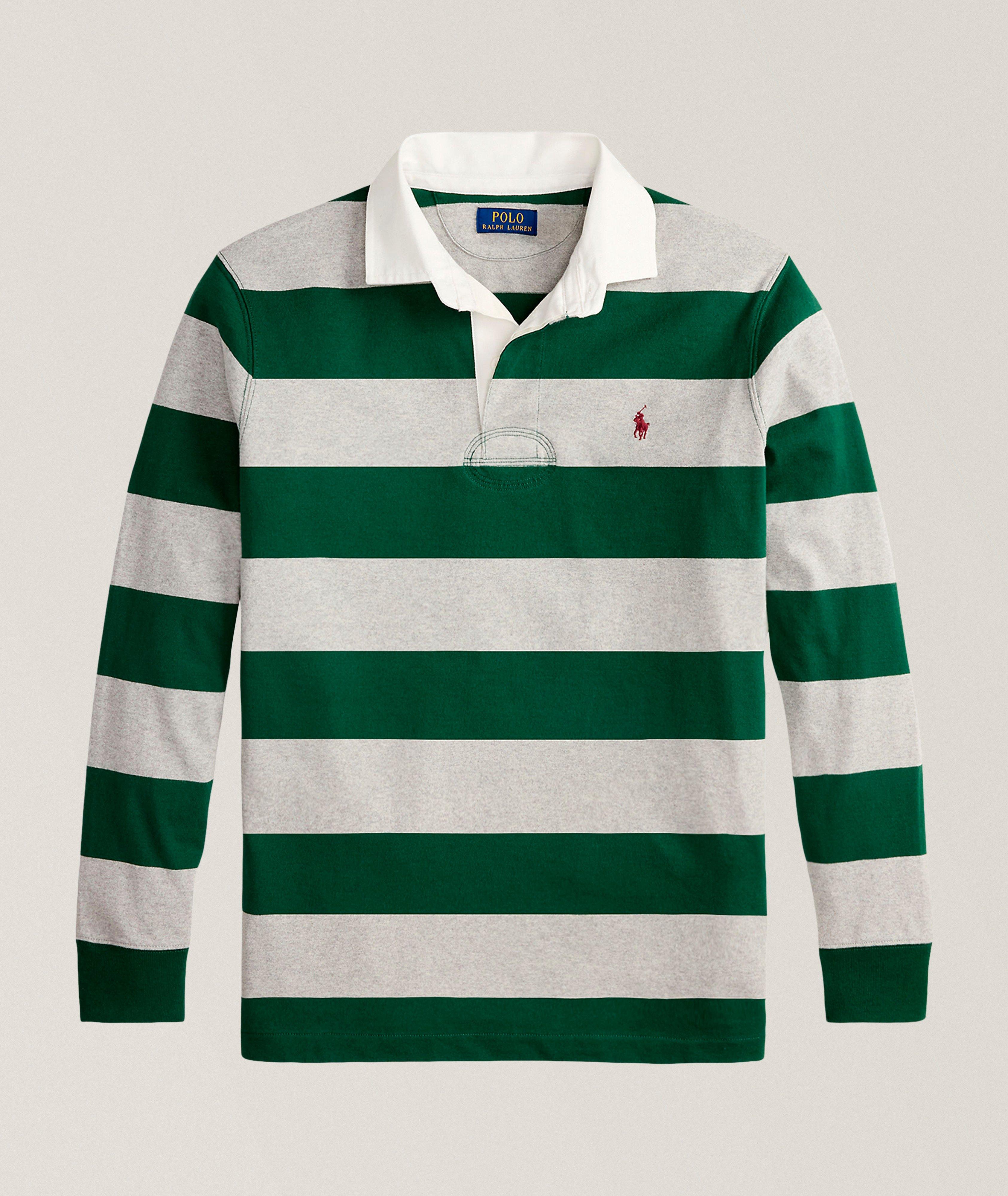 Polo Ralph Lauren Chemise de rugby en coton rayé emblématique