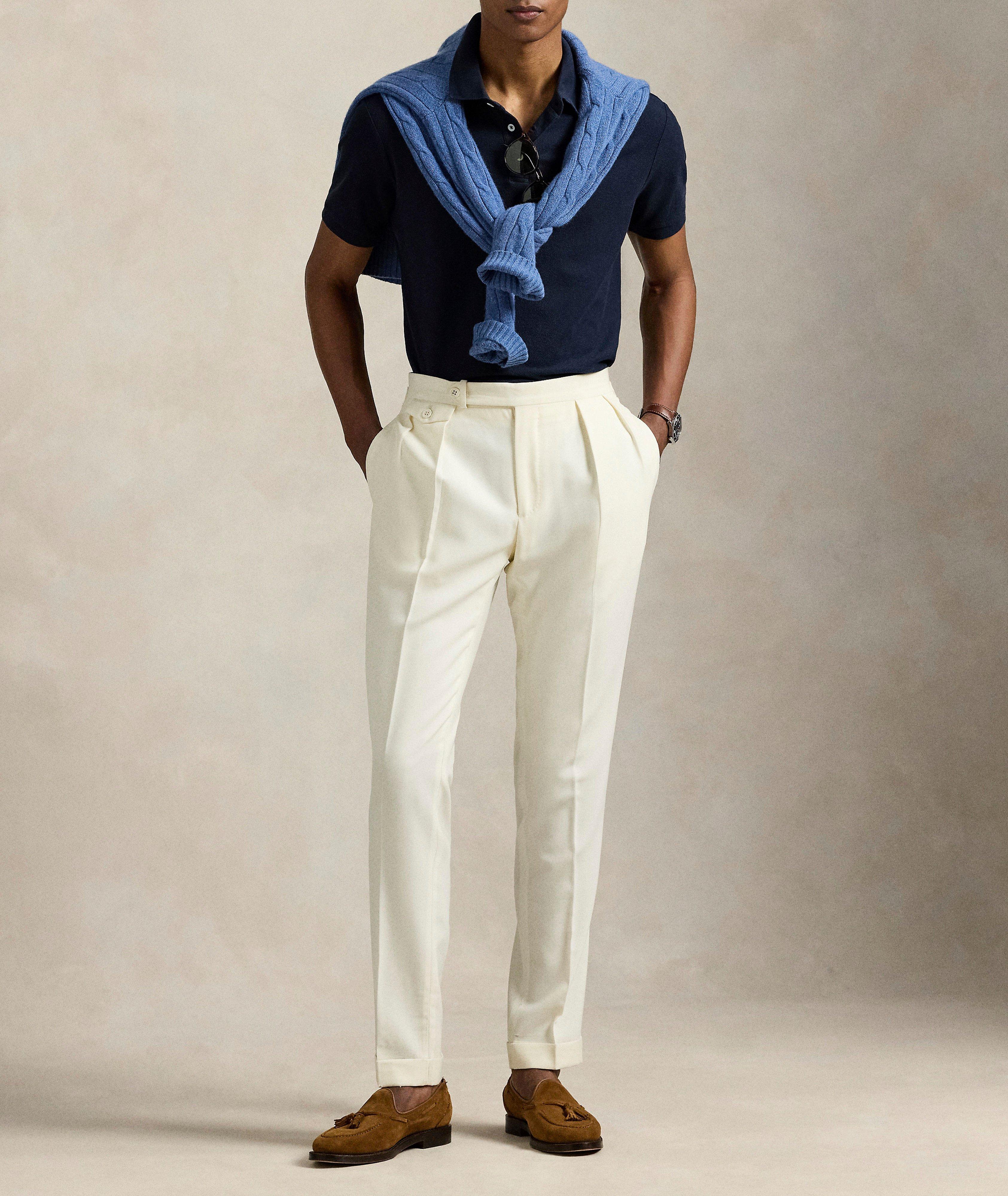 Honeycomb-Mesh Cotton Polo  image 3