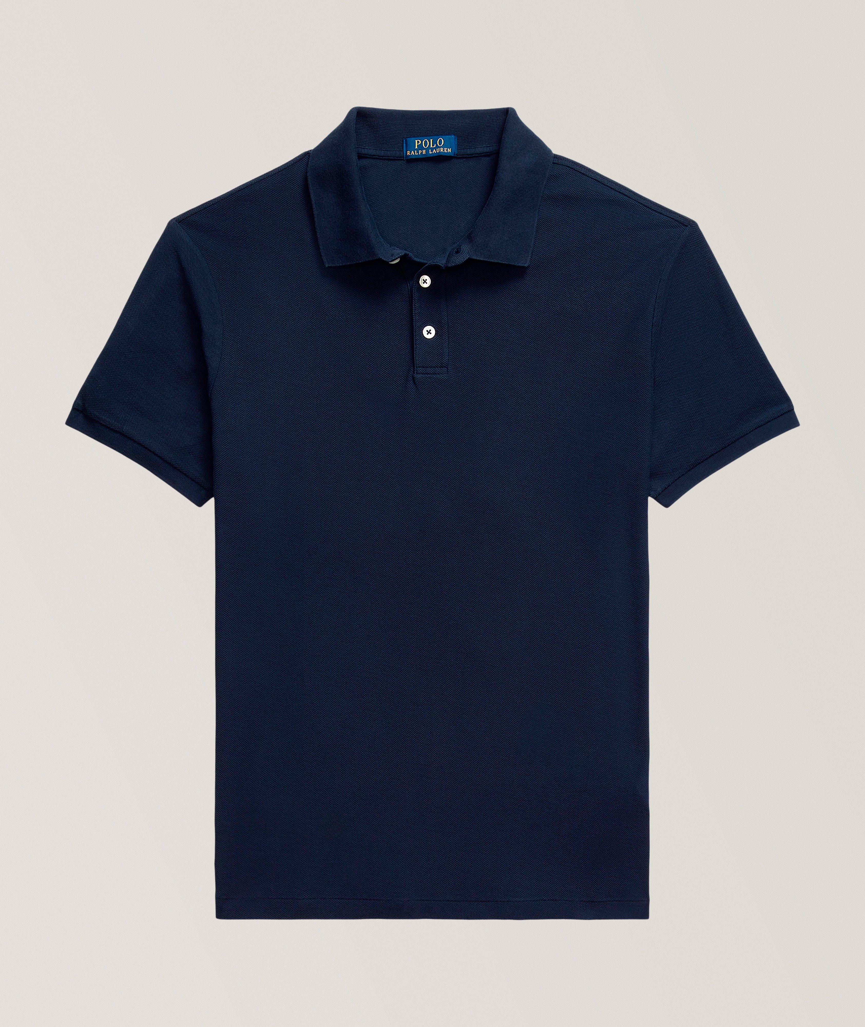 Honeycomb-Mesh Cotton Polo  image 0