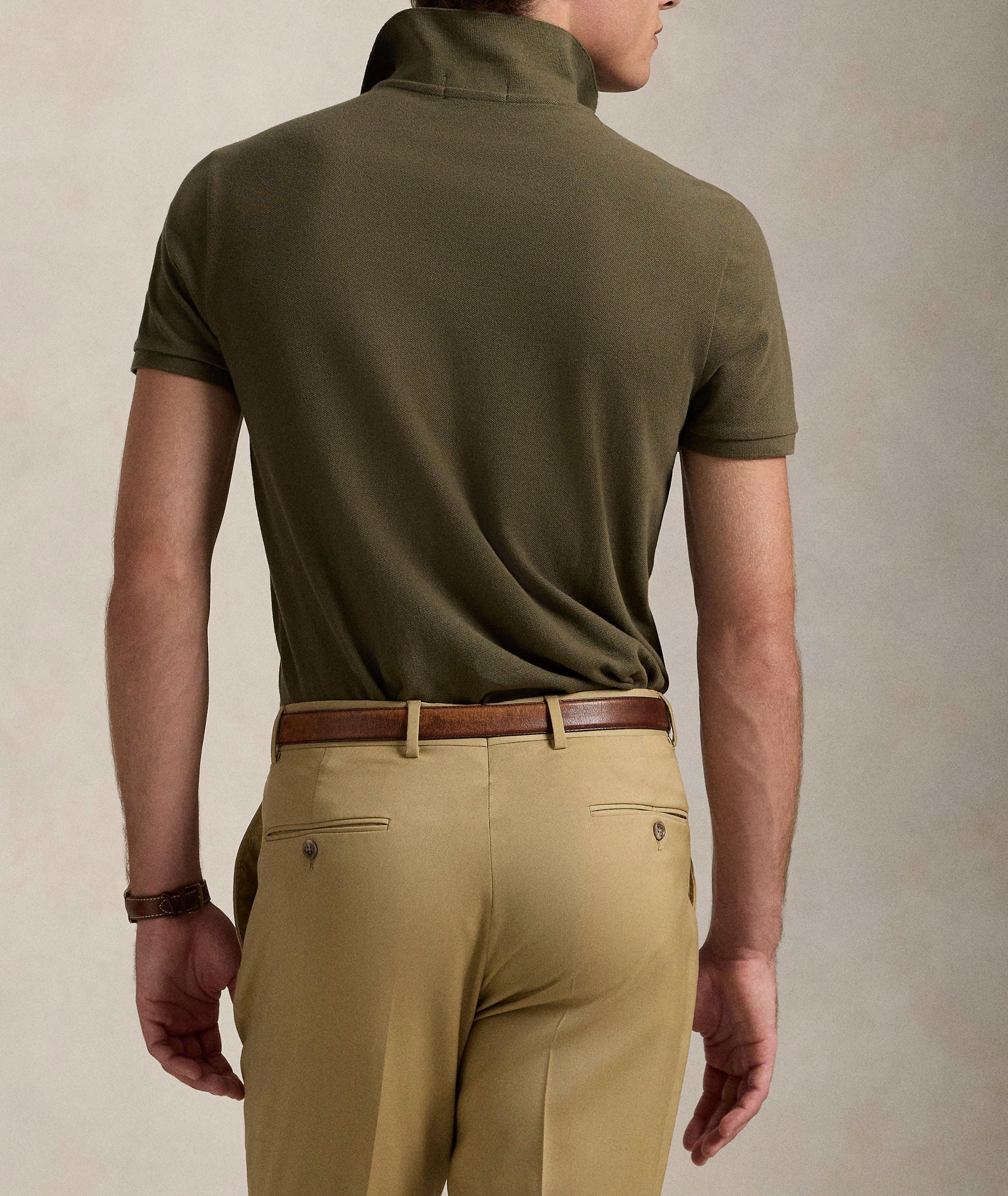 Iconic Custom Slim-Fit Mesh Polo Shirt image 2