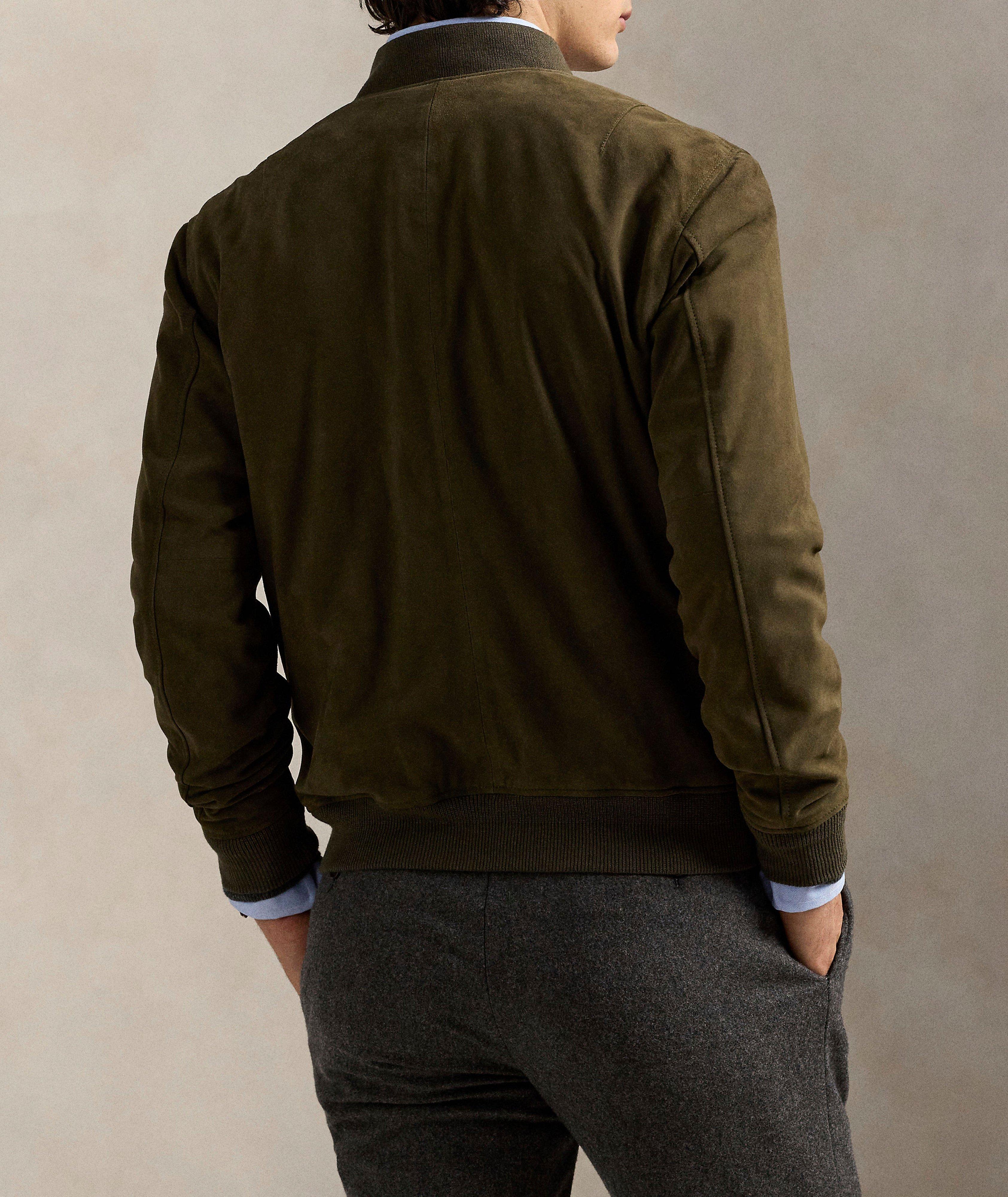 Blouson aviateur en daim image 2