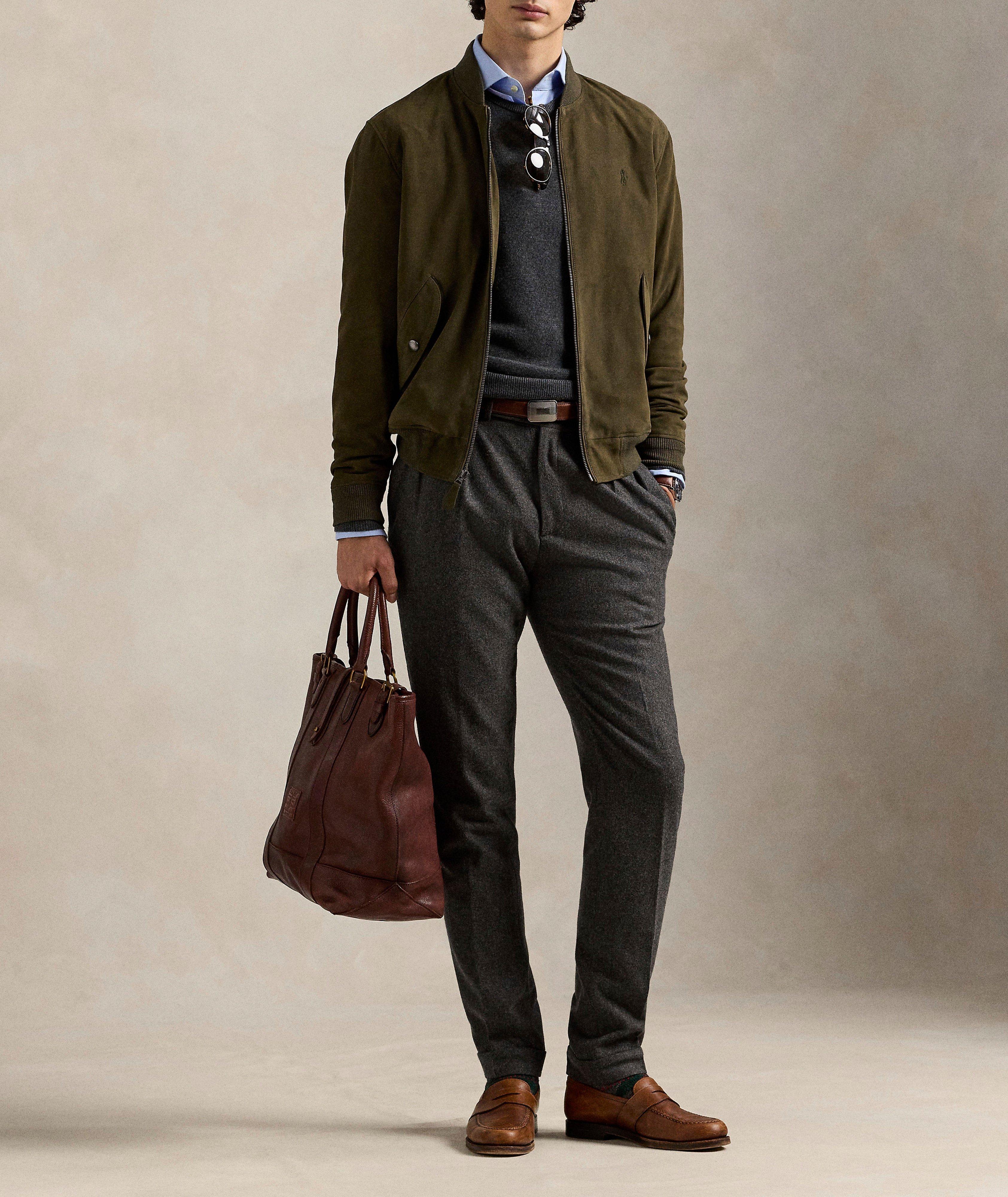 Blouson aviateur en daim image 6