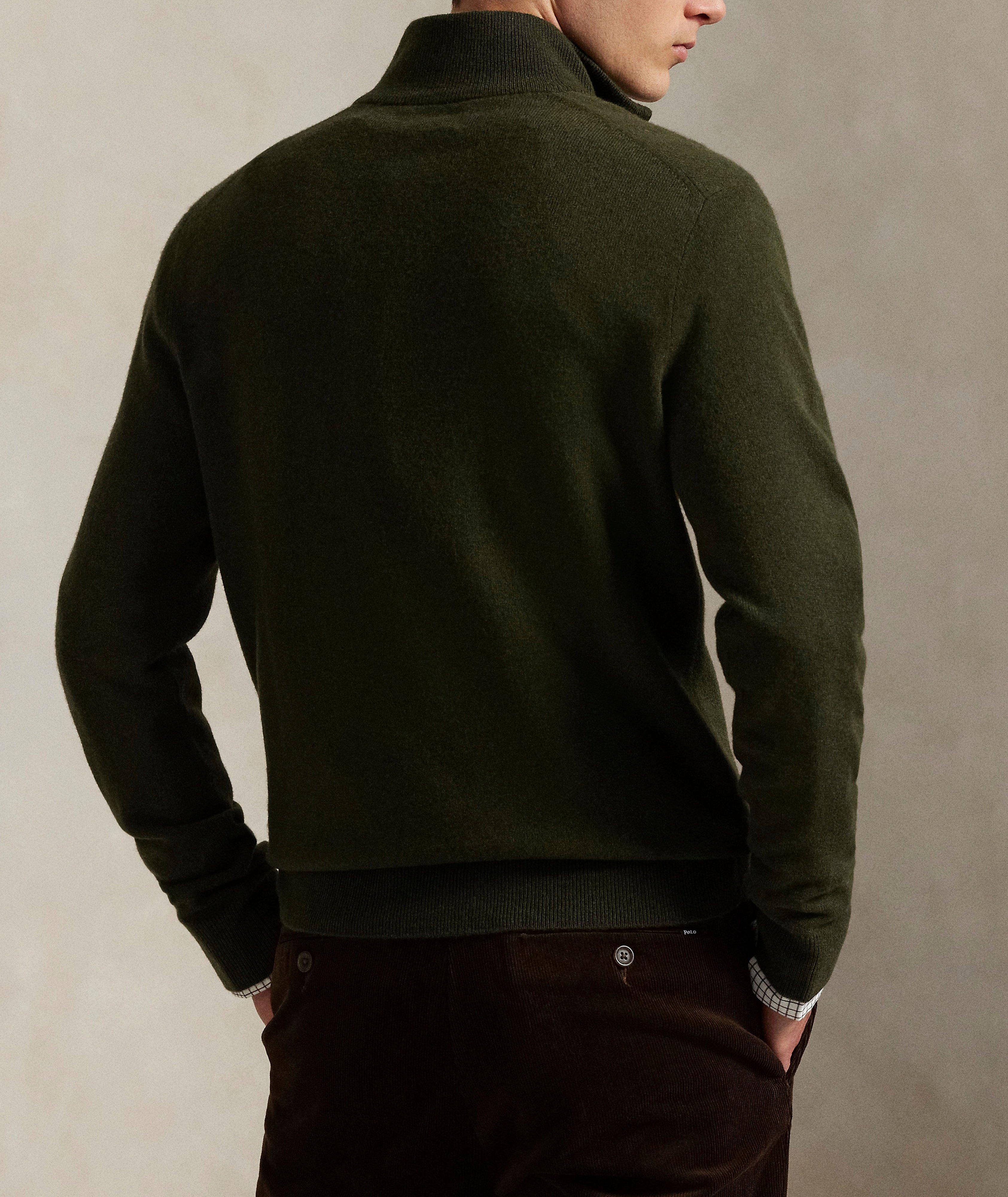 Wool Quarter-Zip Sweater image 2