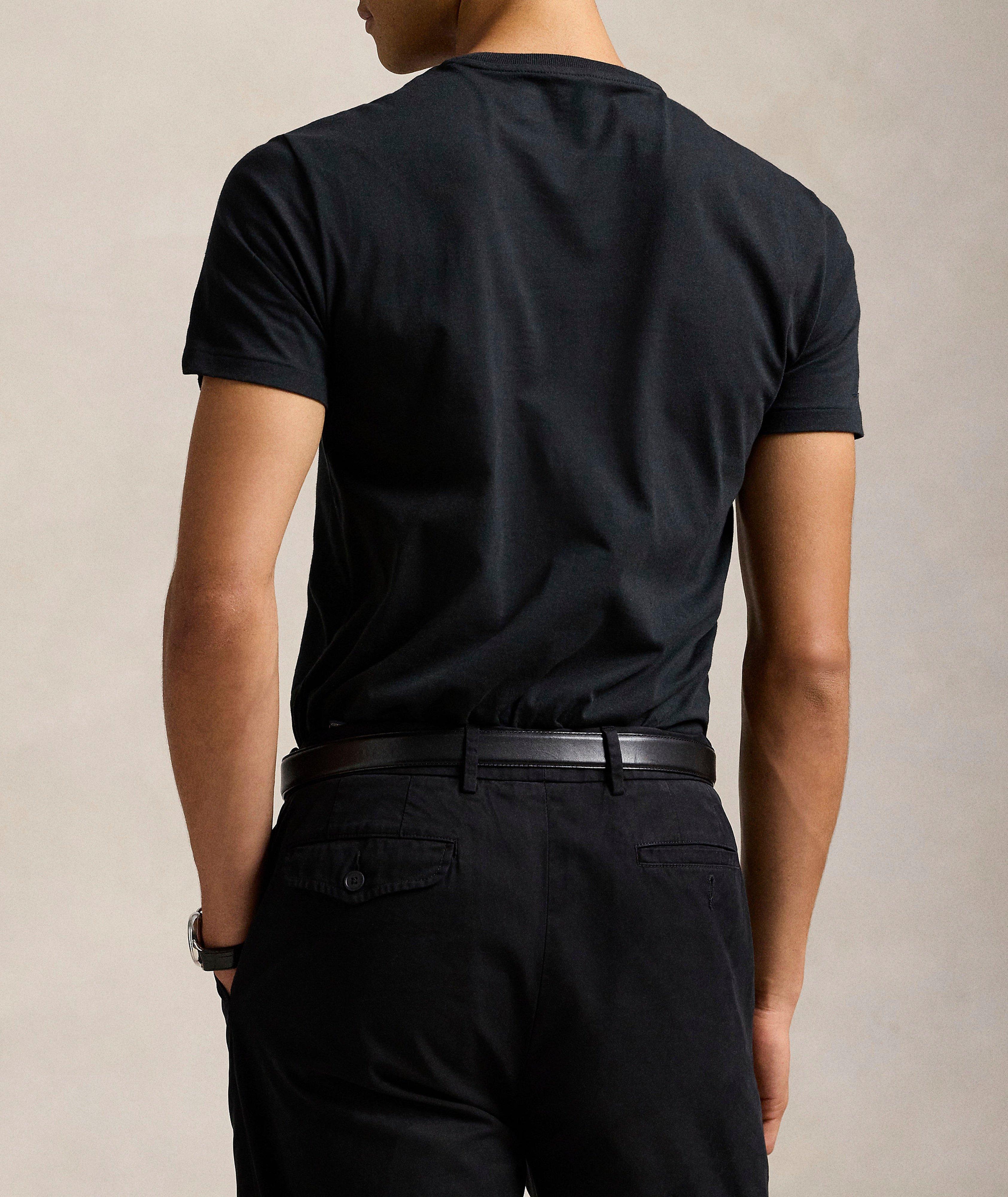 Cotton Jersey Crewneck T-Shirt image 2