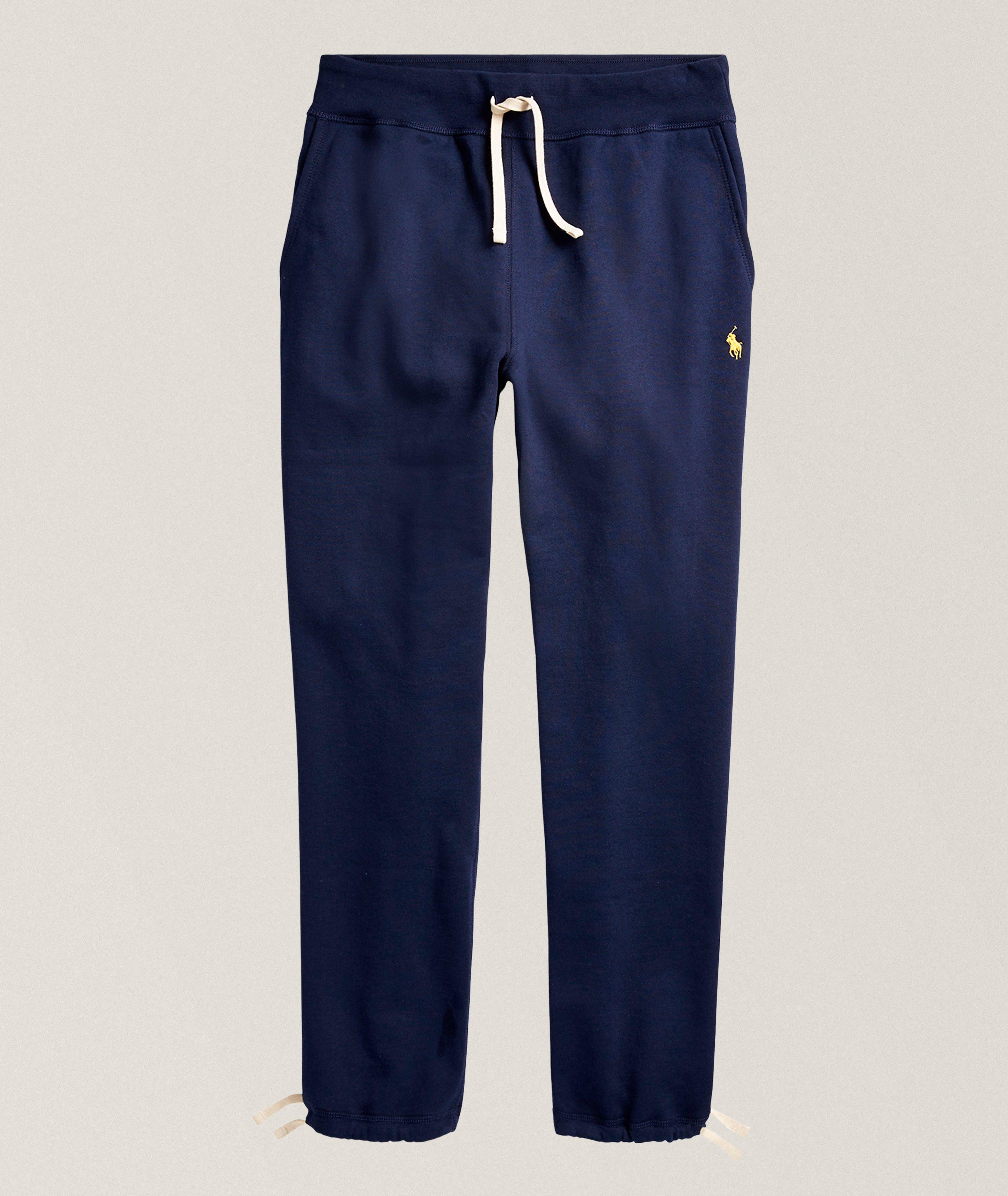 Pantalon de survêtement en molleton mélangé coton image 0