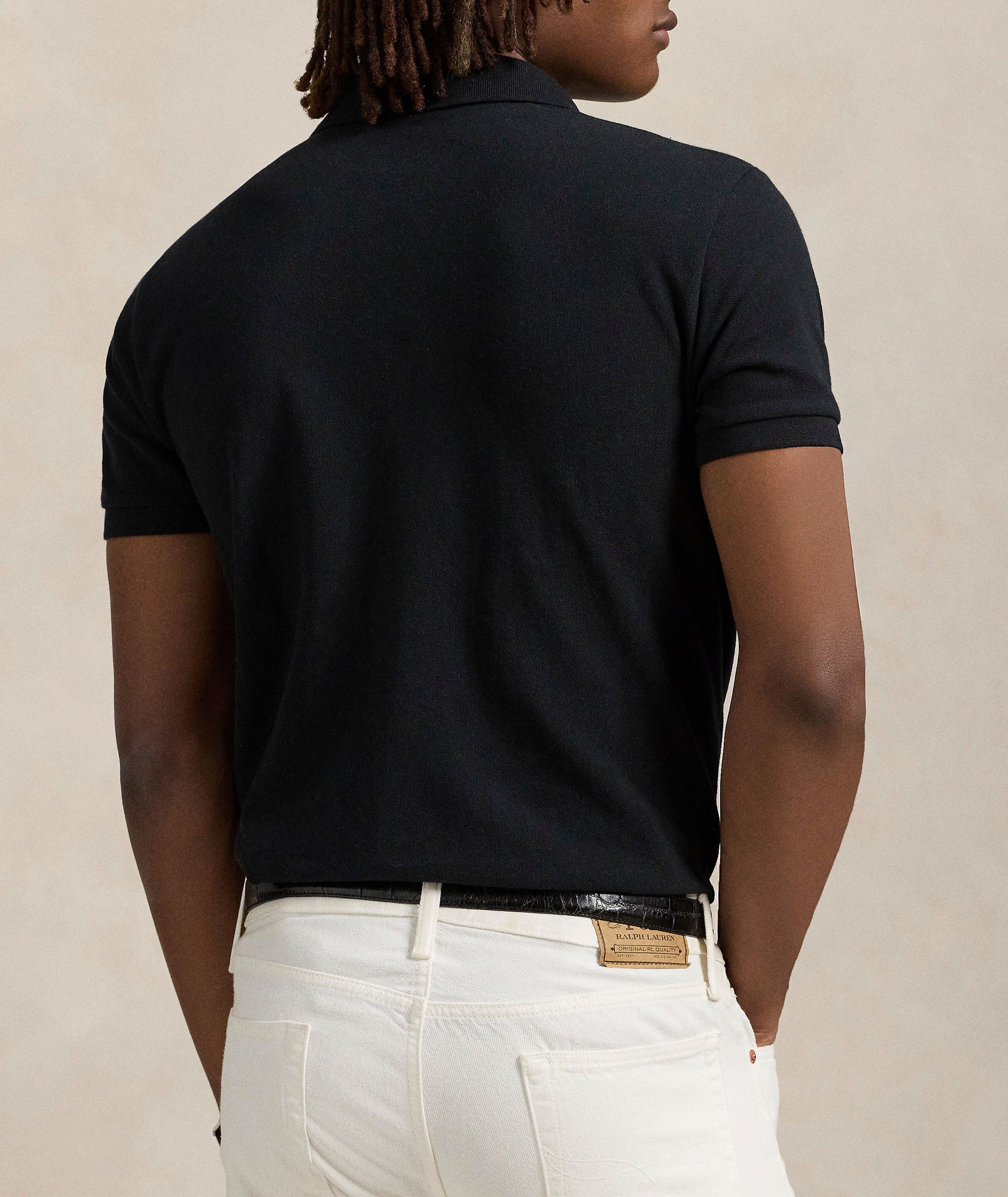 Polo en maille de coton Custom Slim Fit emblématique image 2