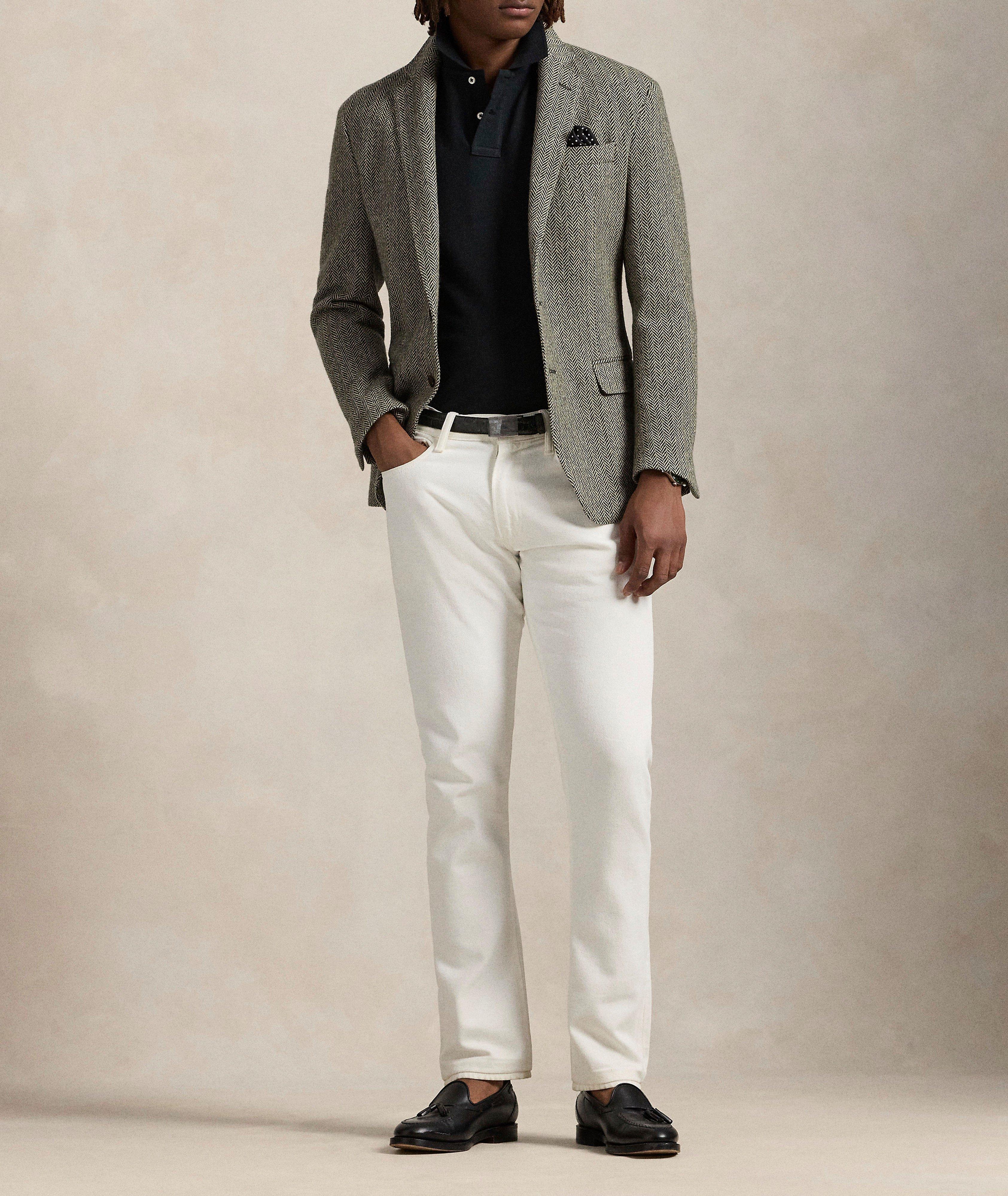Polo en maille de coton Custom Slim Fit emblématique image 3