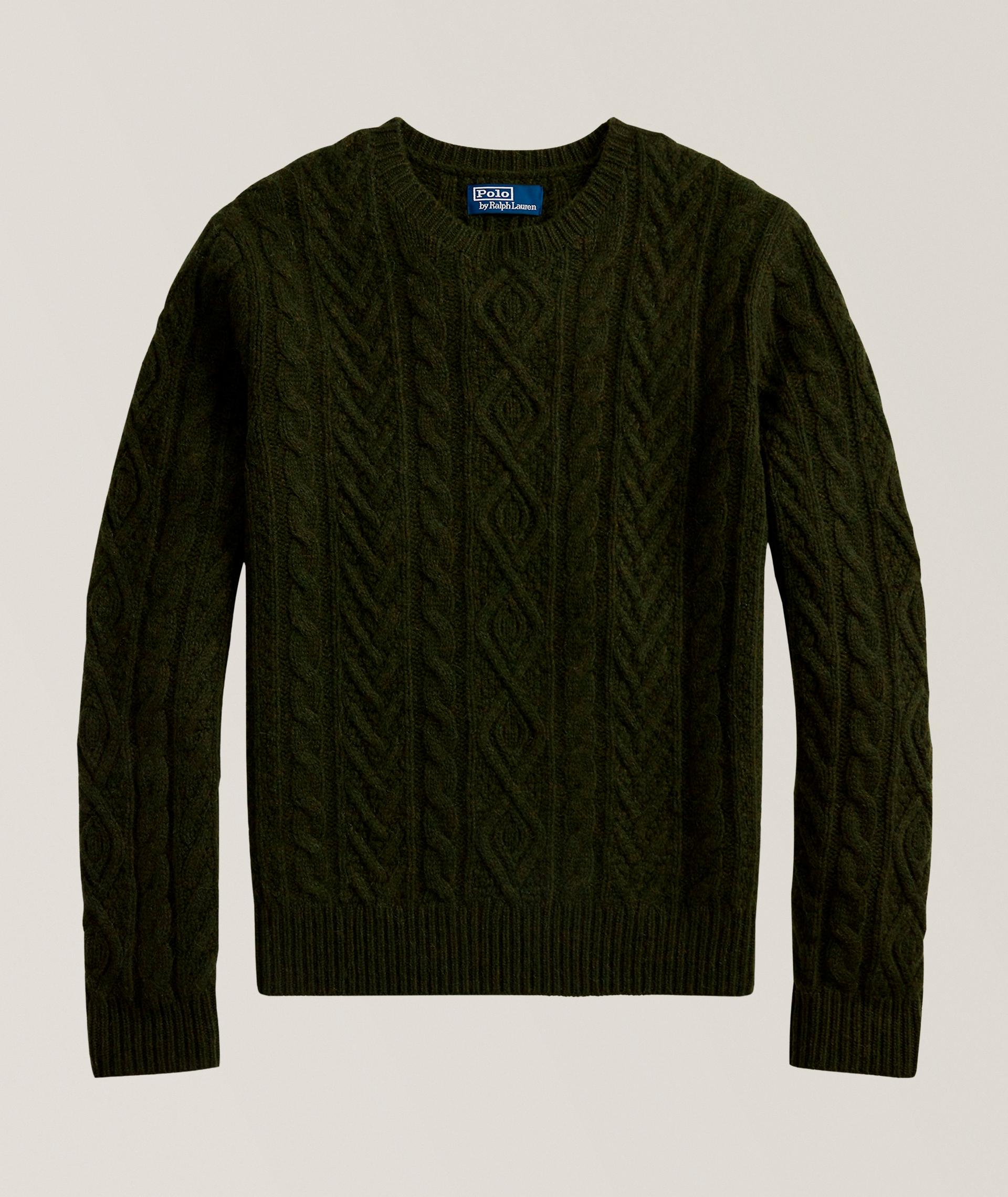 Wool-Alpaca Fisherman’s Sweater image 0