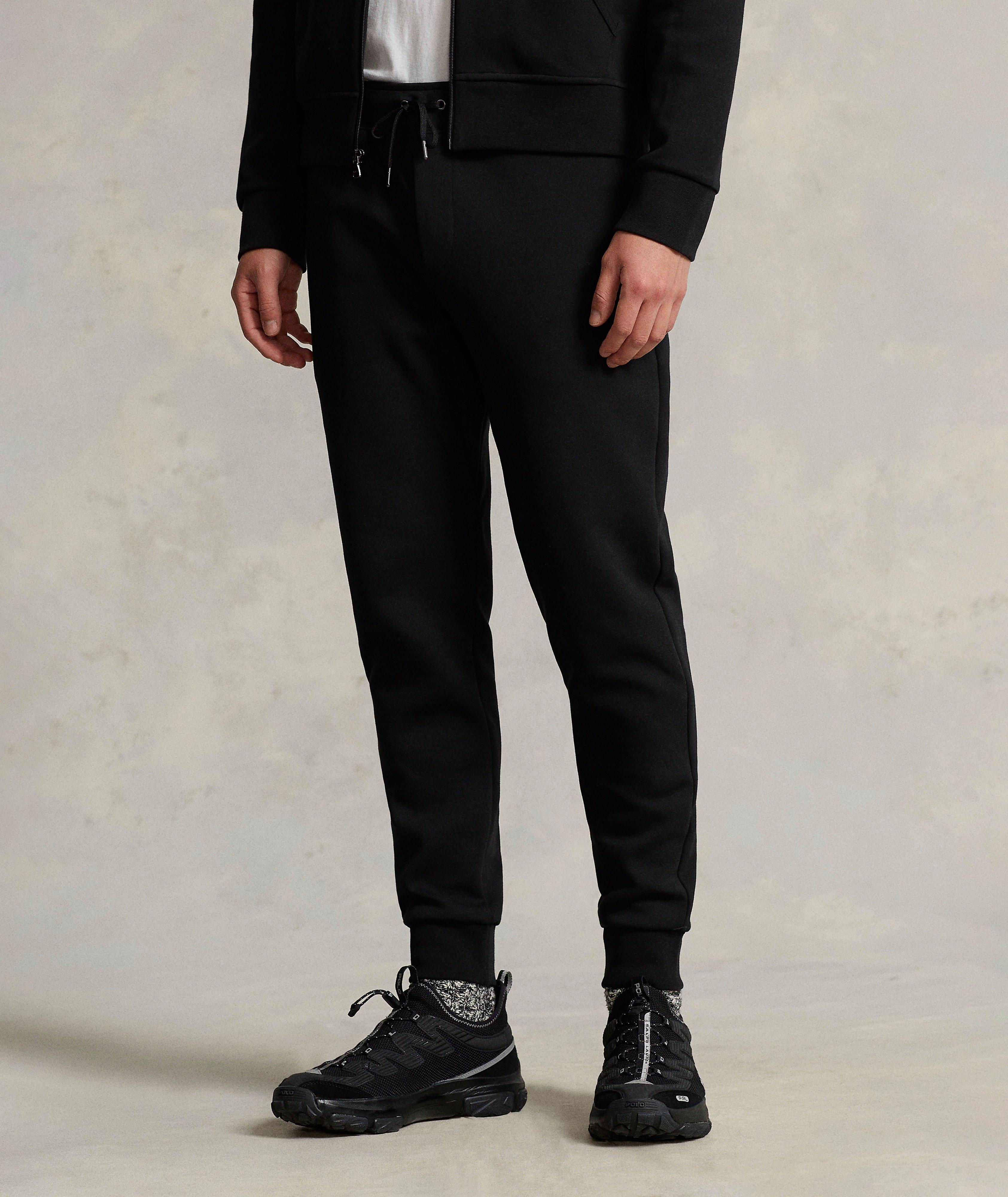 Double-Knit Cotton-Blend Joggers image 1