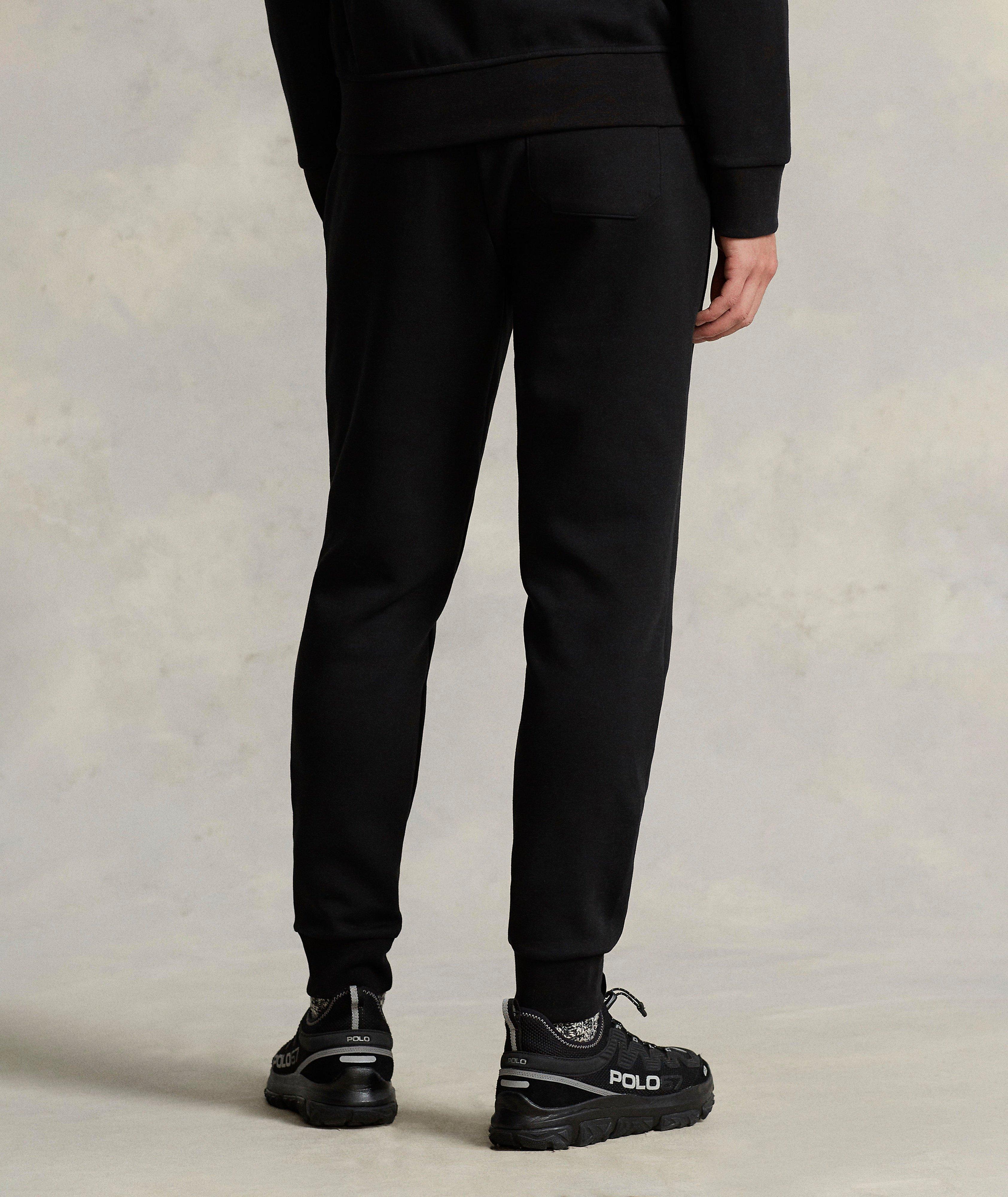 Double-Knit Cotton-Blend Joggers image 2