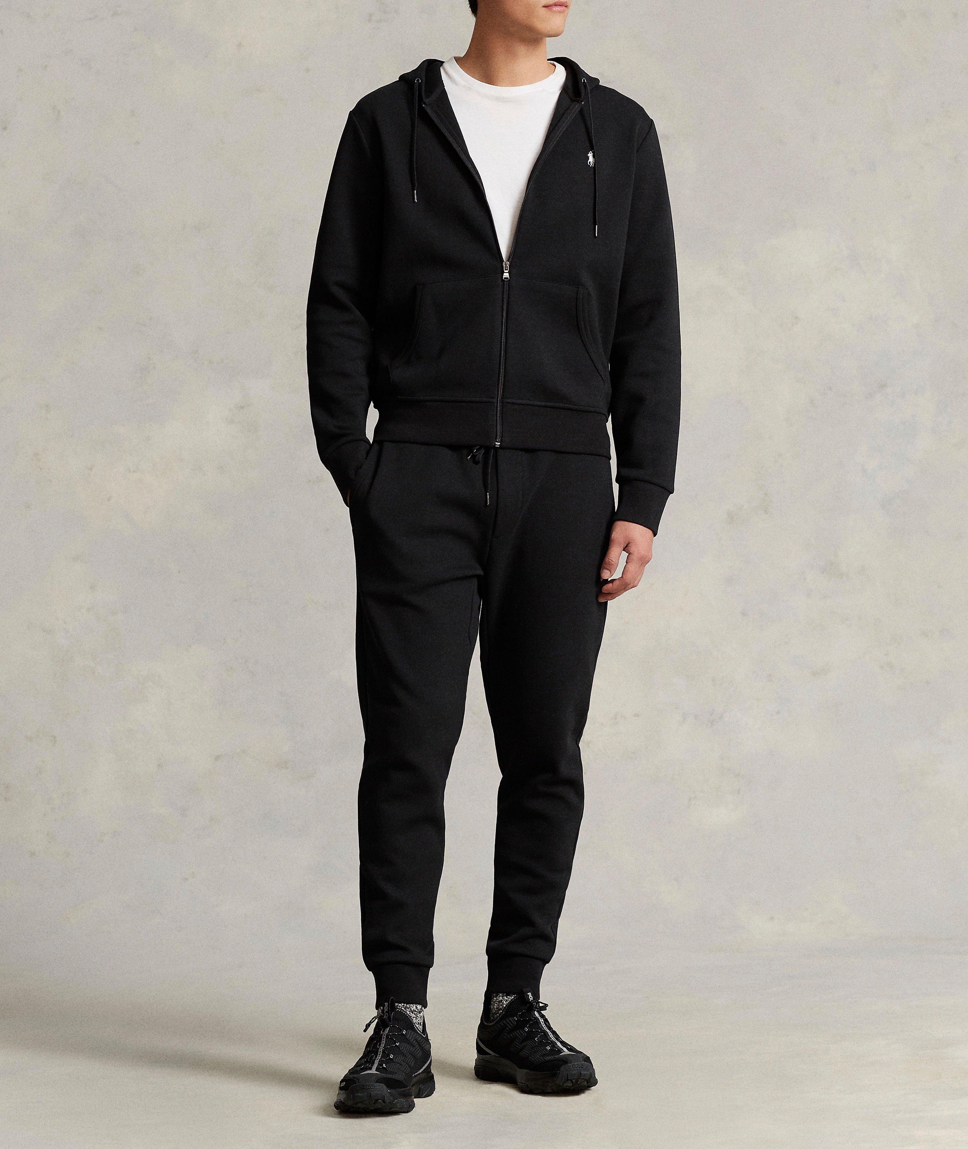 Double-Knit Cotton-Blend Joggers image 4