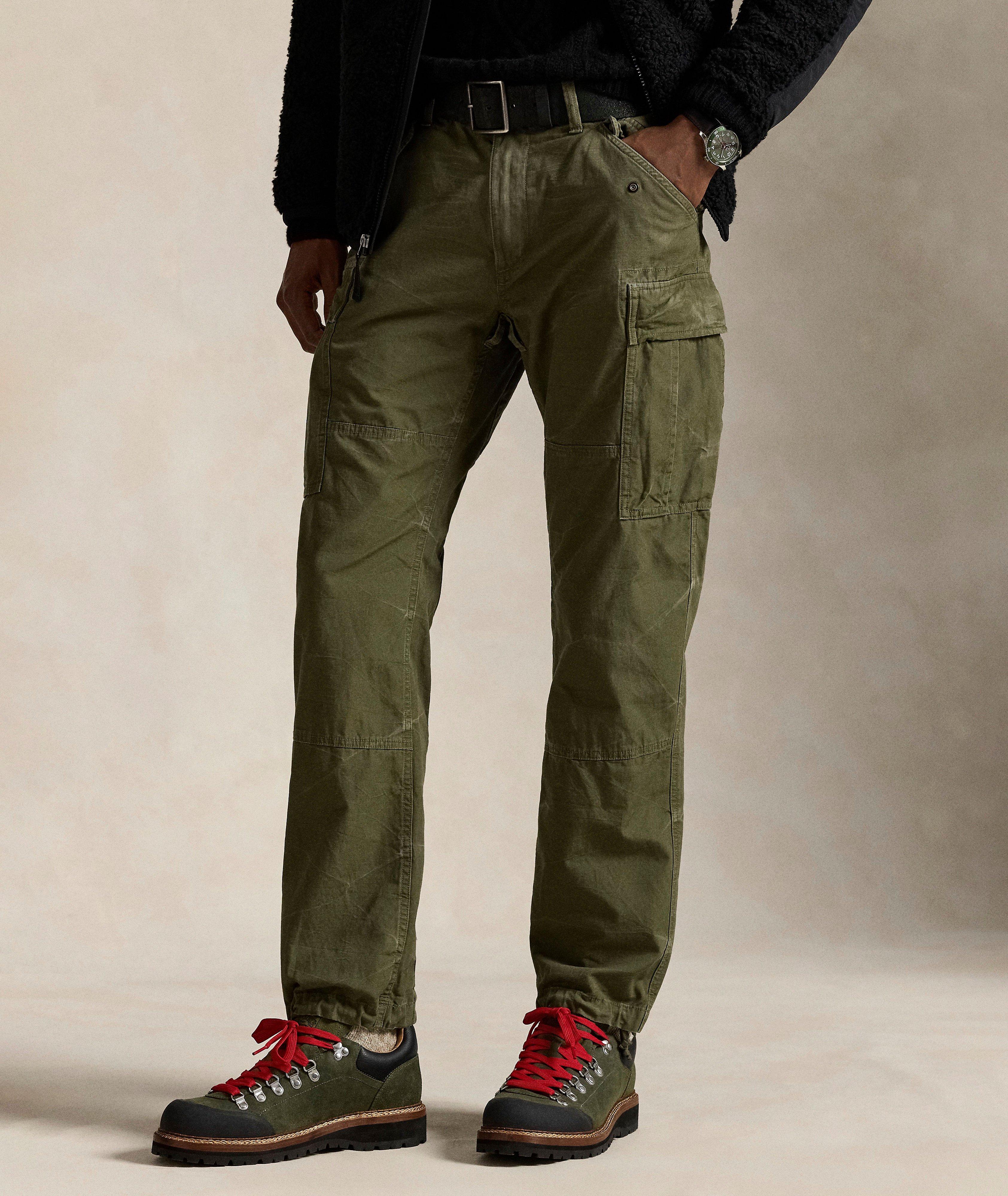 Pantalon cargo en toile de coton image 1