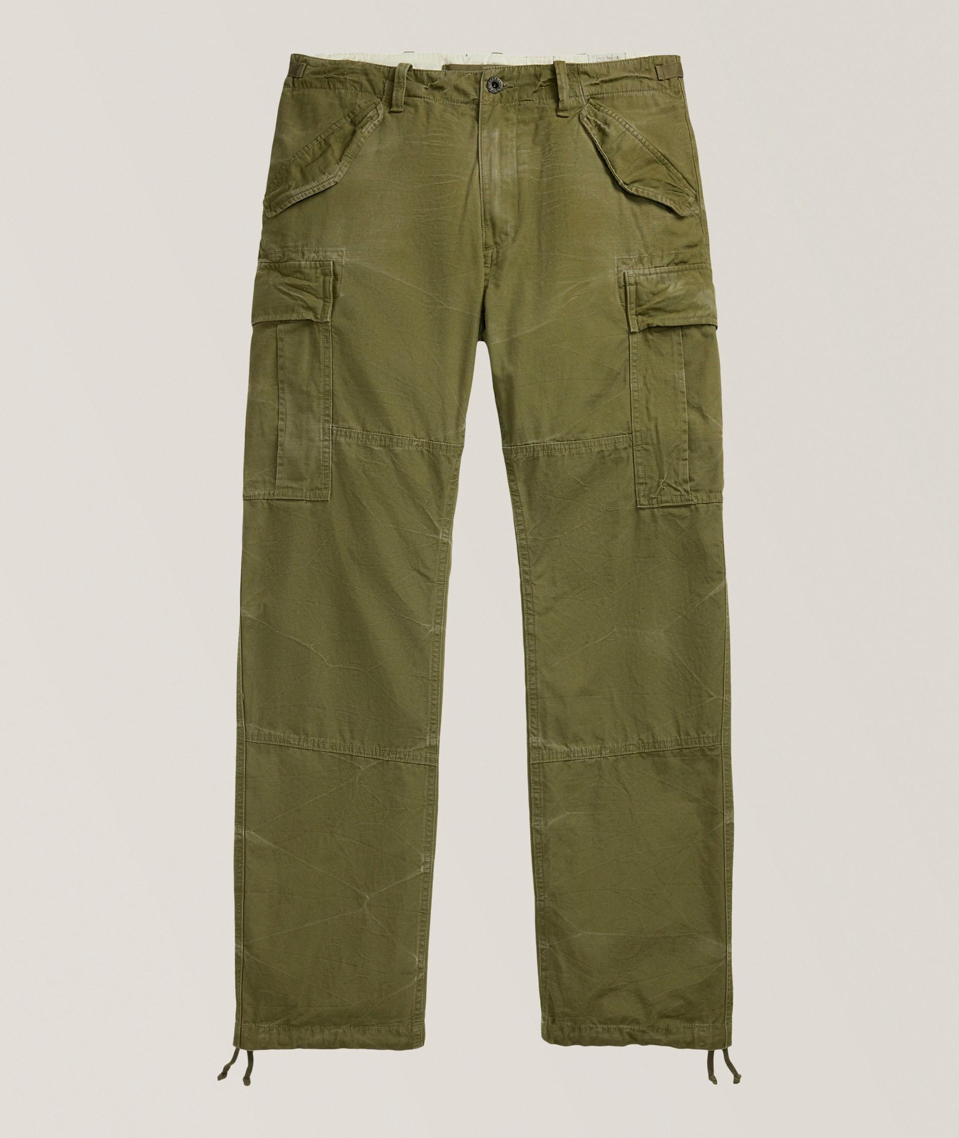 Pantalon cargo en toile de coton image 0