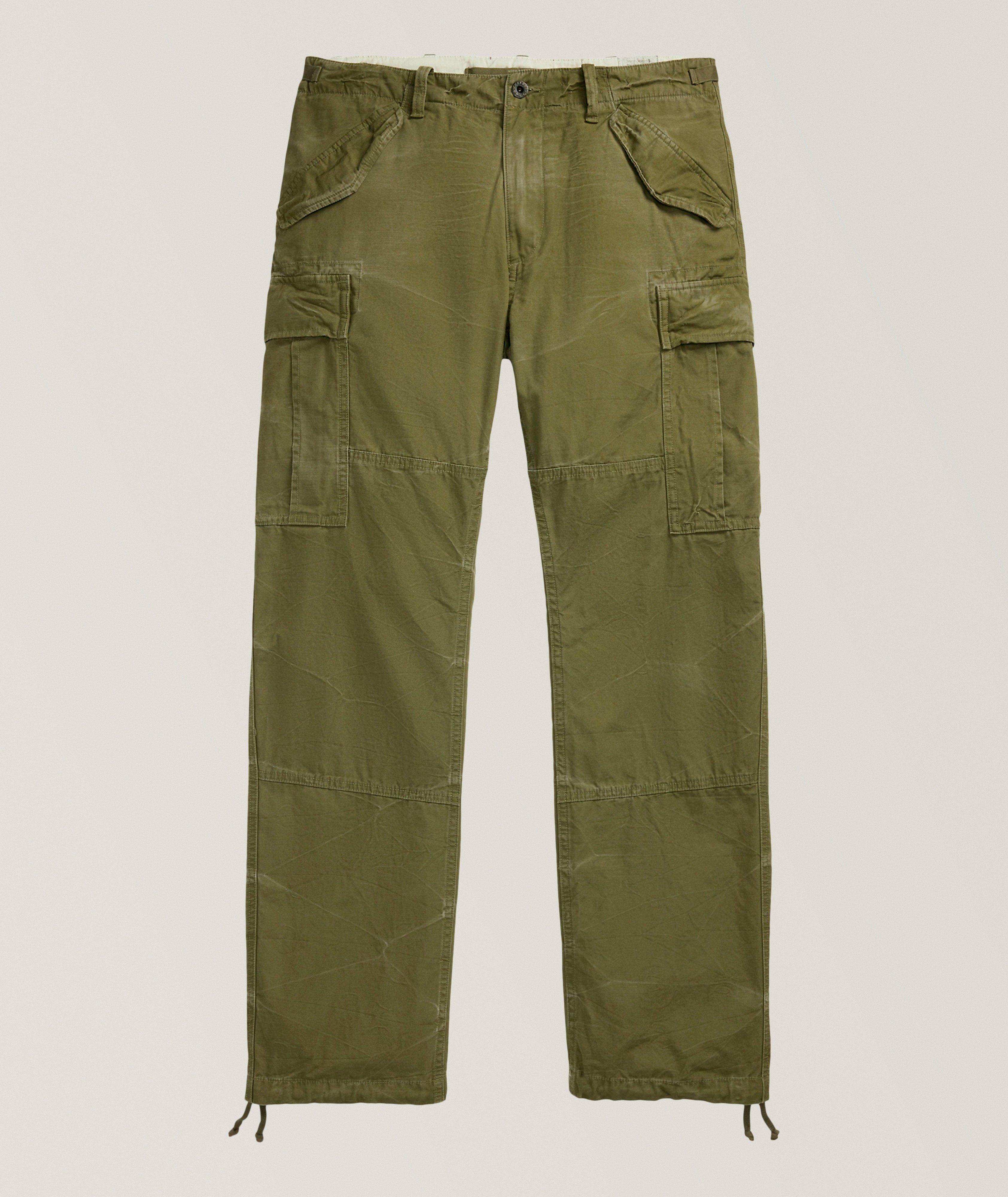 Pantalon cargo en toile de coton image 0