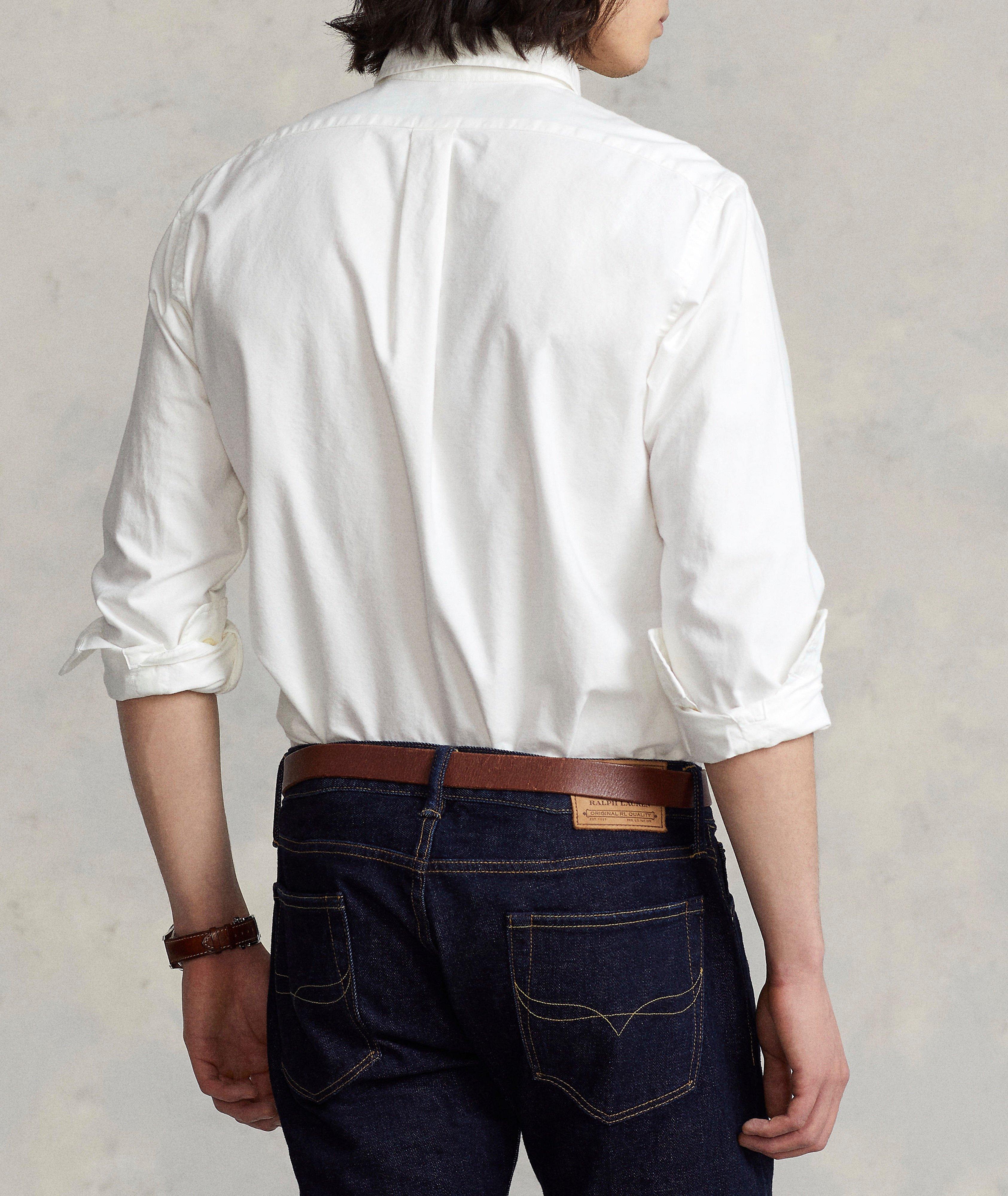 Chemise oxford teinte en pièce image 2