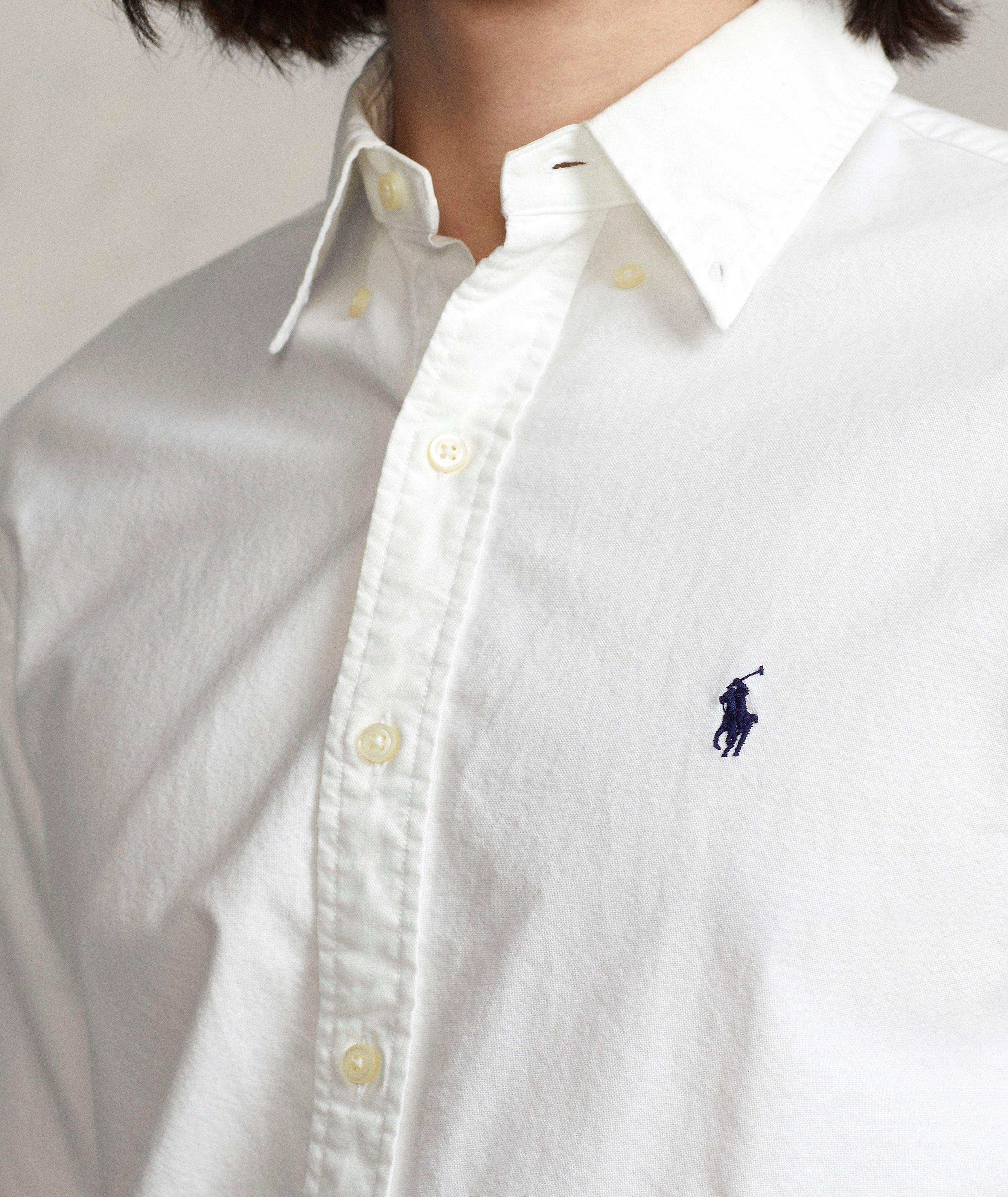 Chemise oxford teinte en pièce image 3