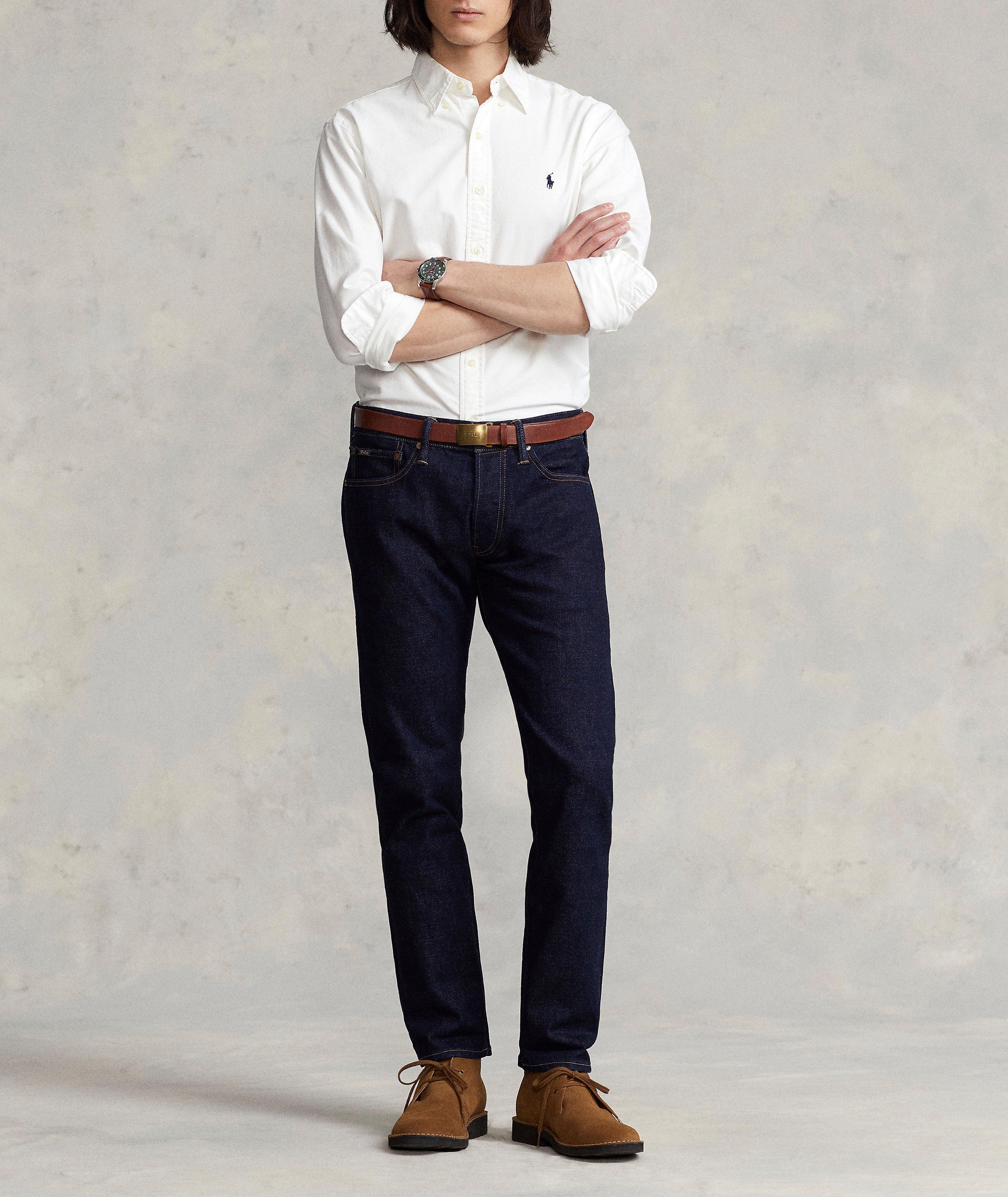Chemise oxford teinte en pièce image 4