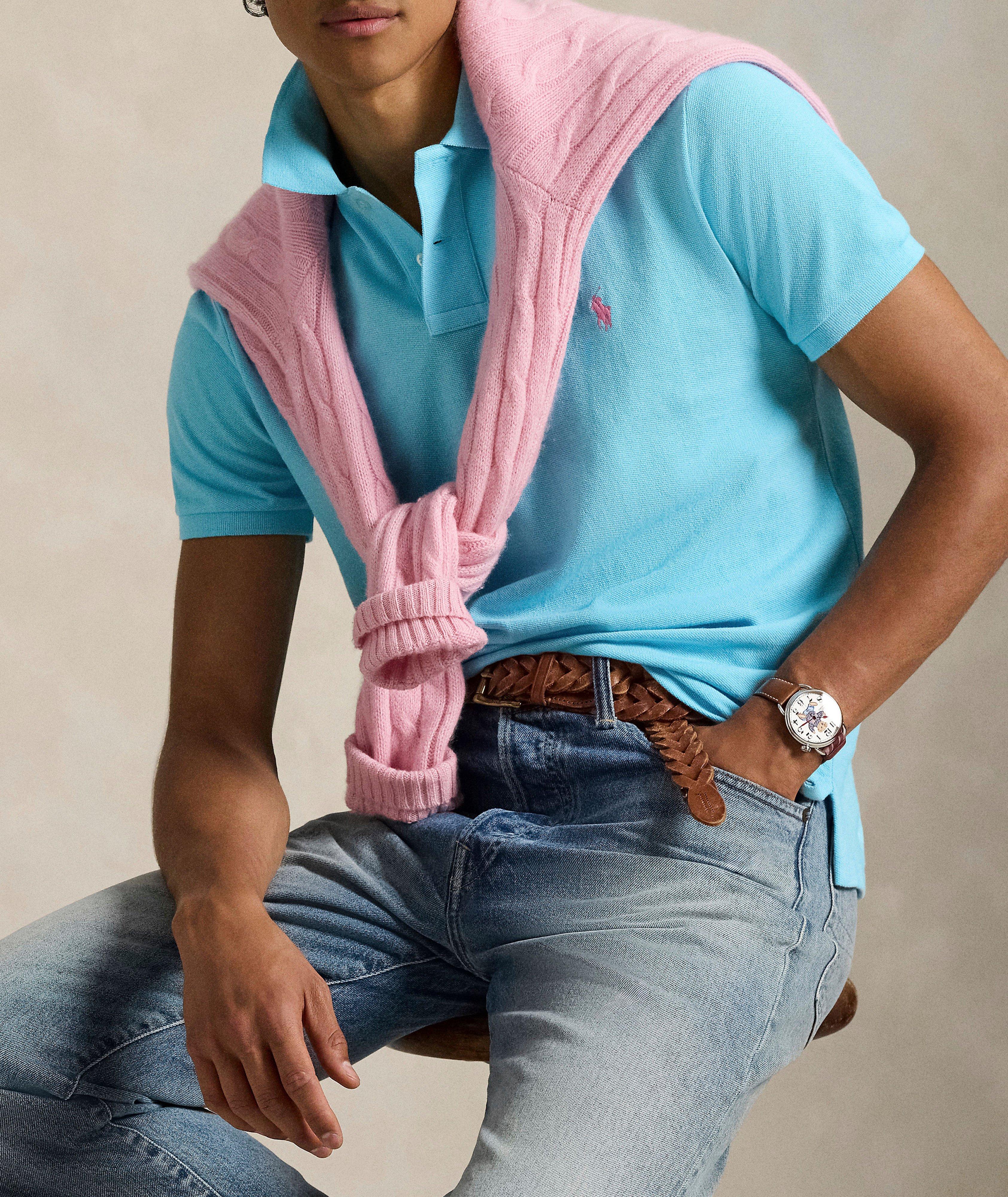 Iconic Custom Mesh Polo Shirt image 3