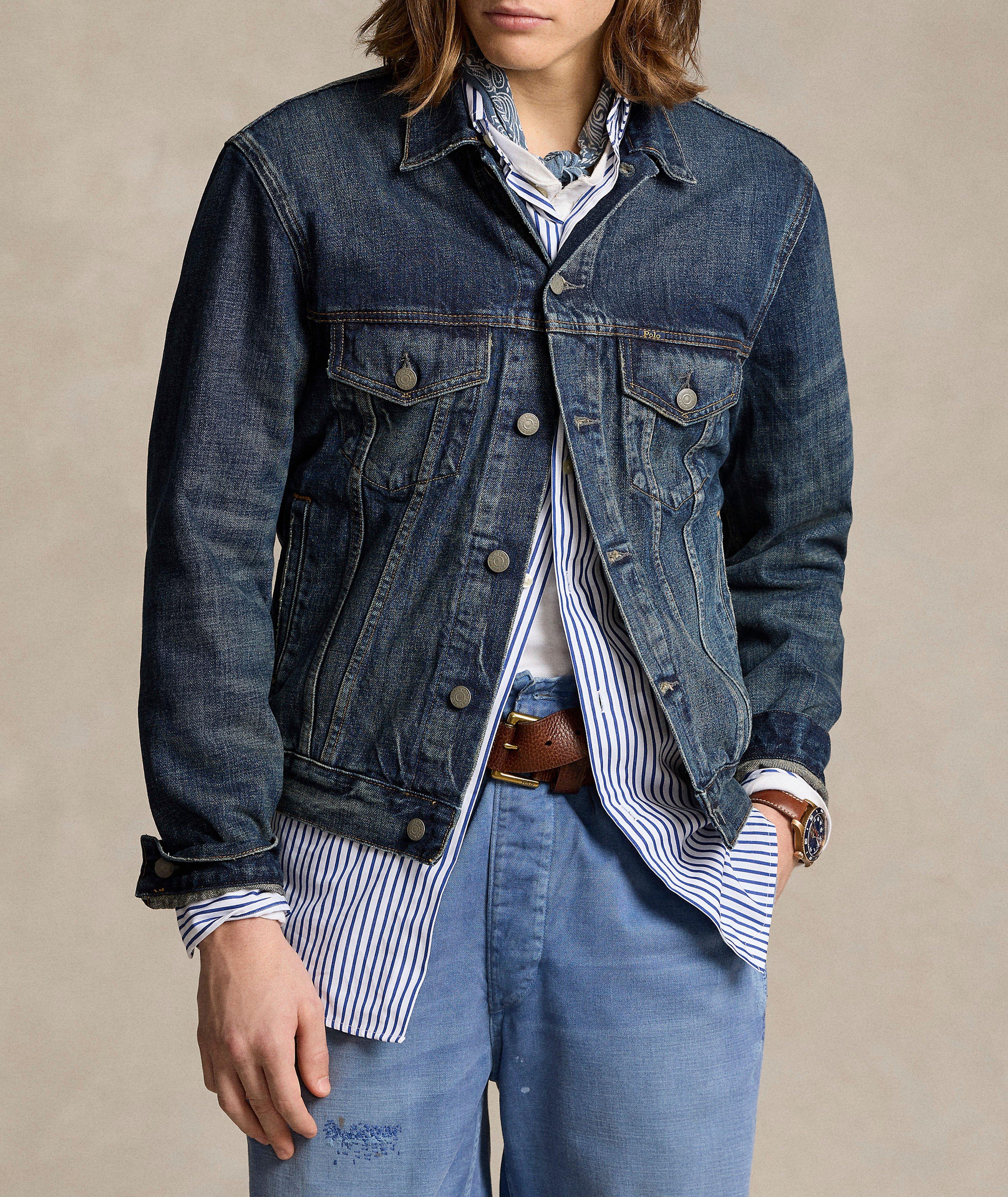 Veste trucker en denim image 1