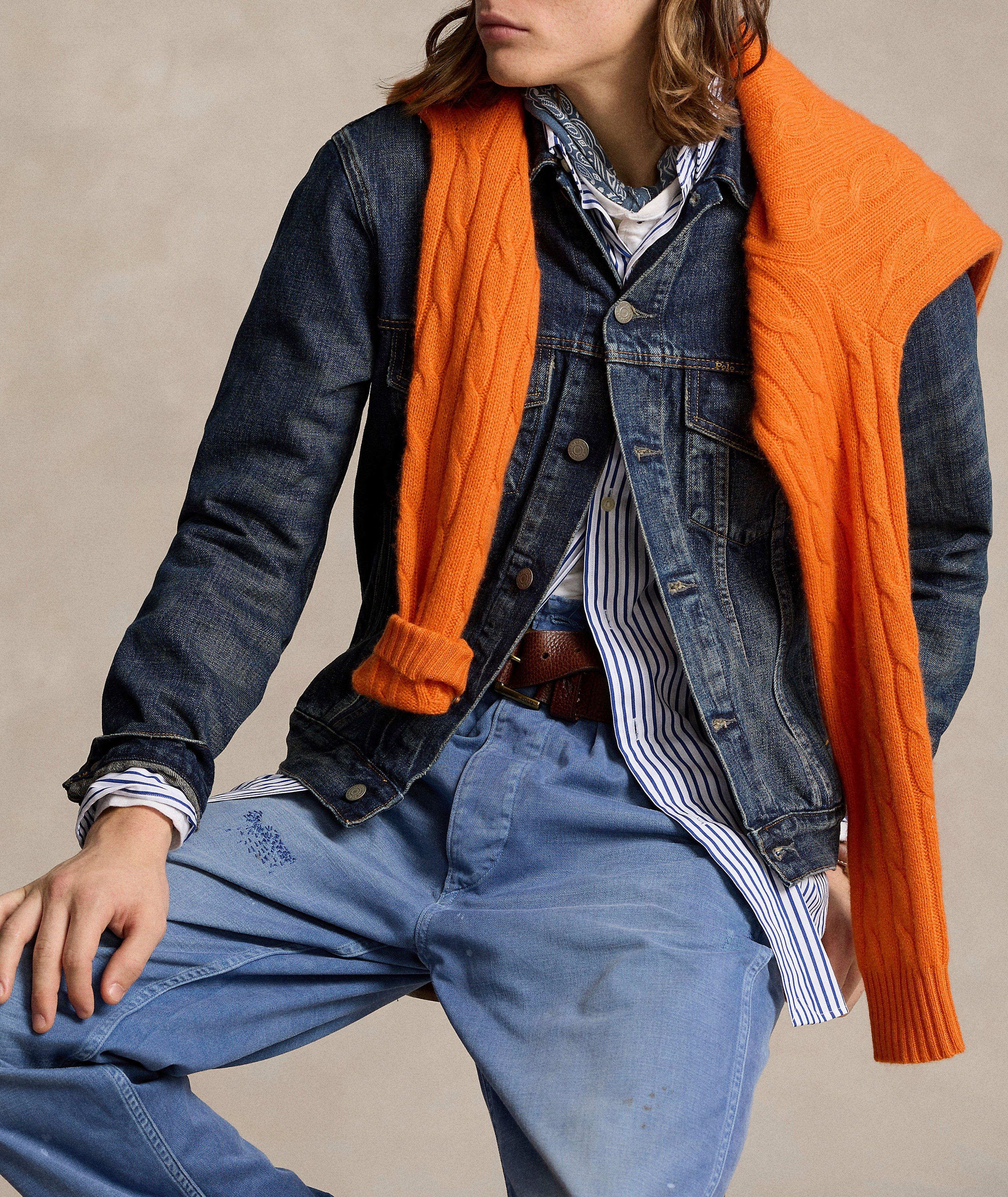 Veste trucker en denim image 3